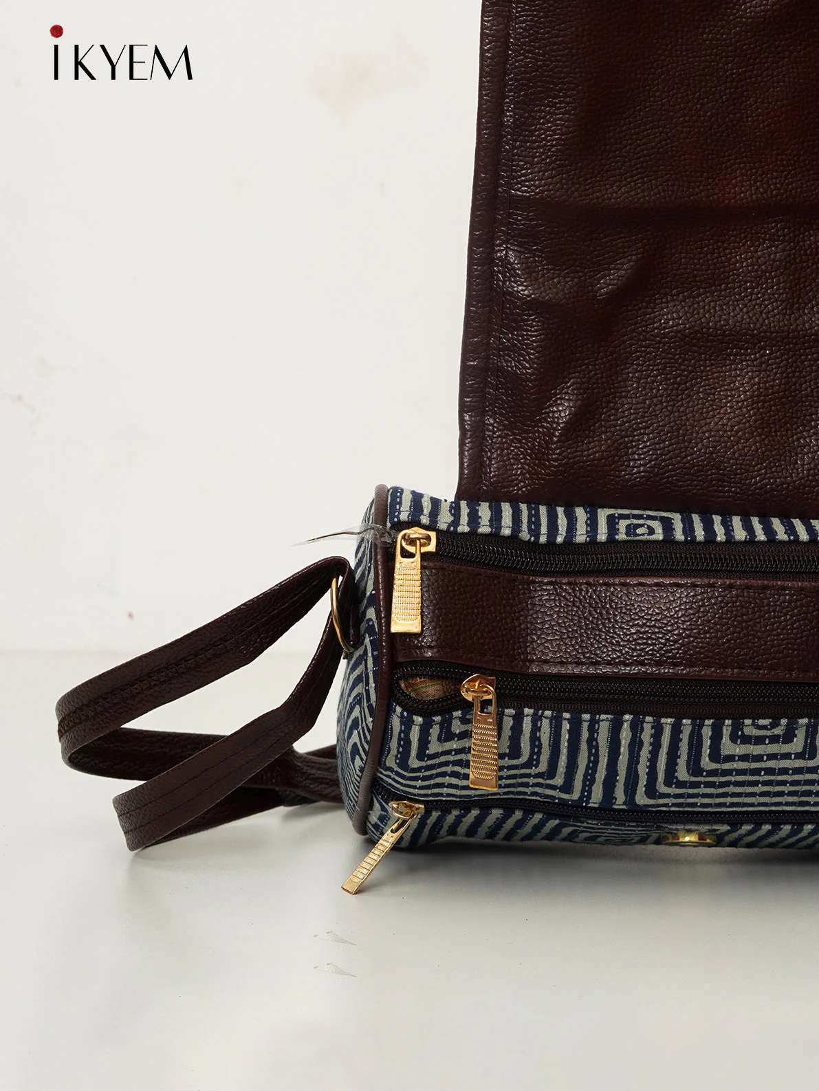 Black - Ajrakh Handbag - Image 3