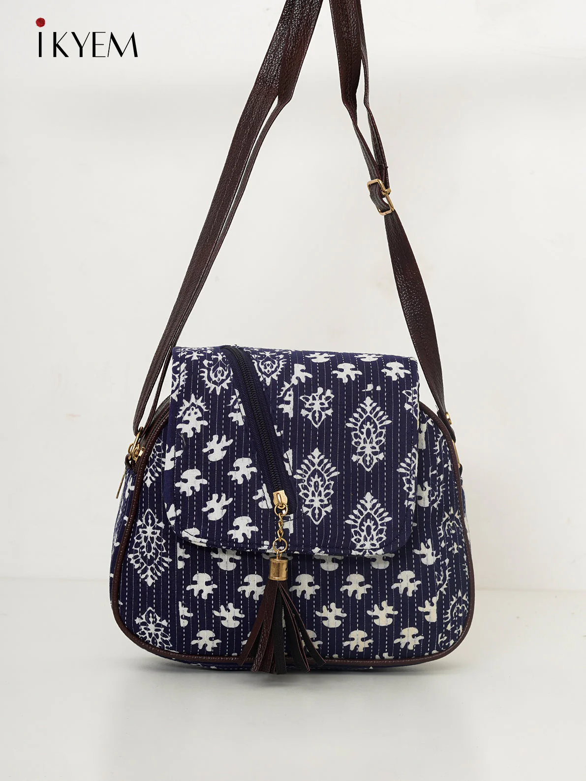 Blue - Ajrakh HandBag