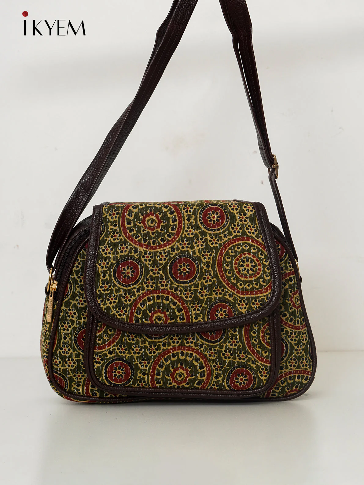 Green - Ajrakh HandBag