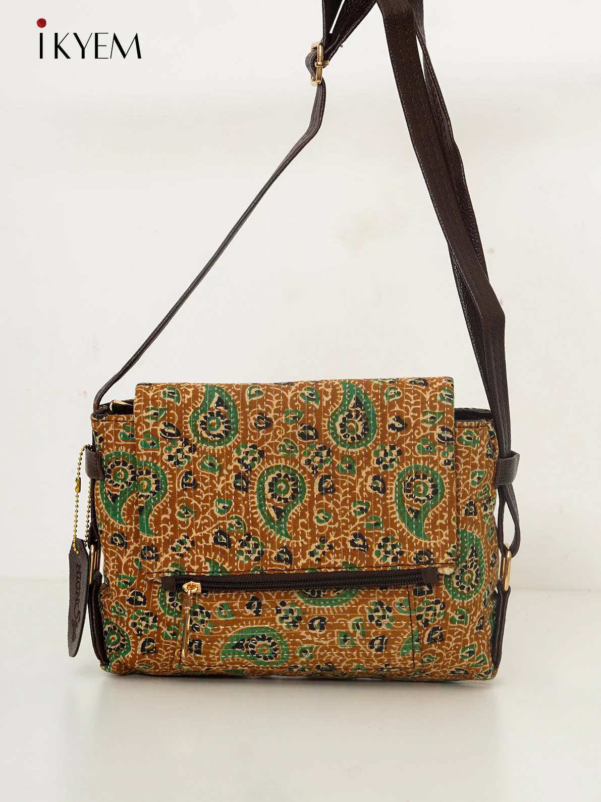 Mustard & Brown - Ajrakh Hand Bag
