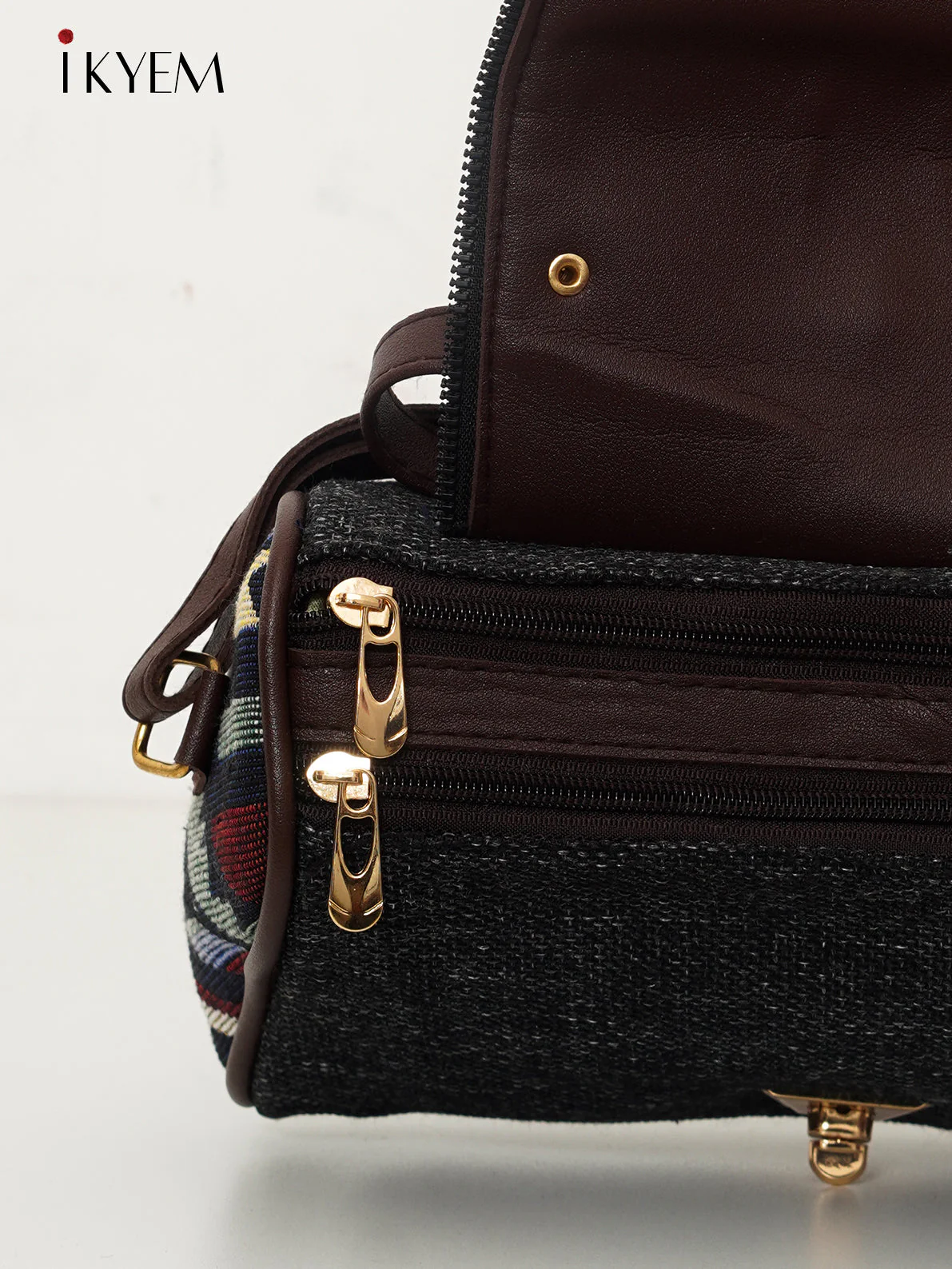 Black & Brown - Ajrakh Hand Bag - Image 3