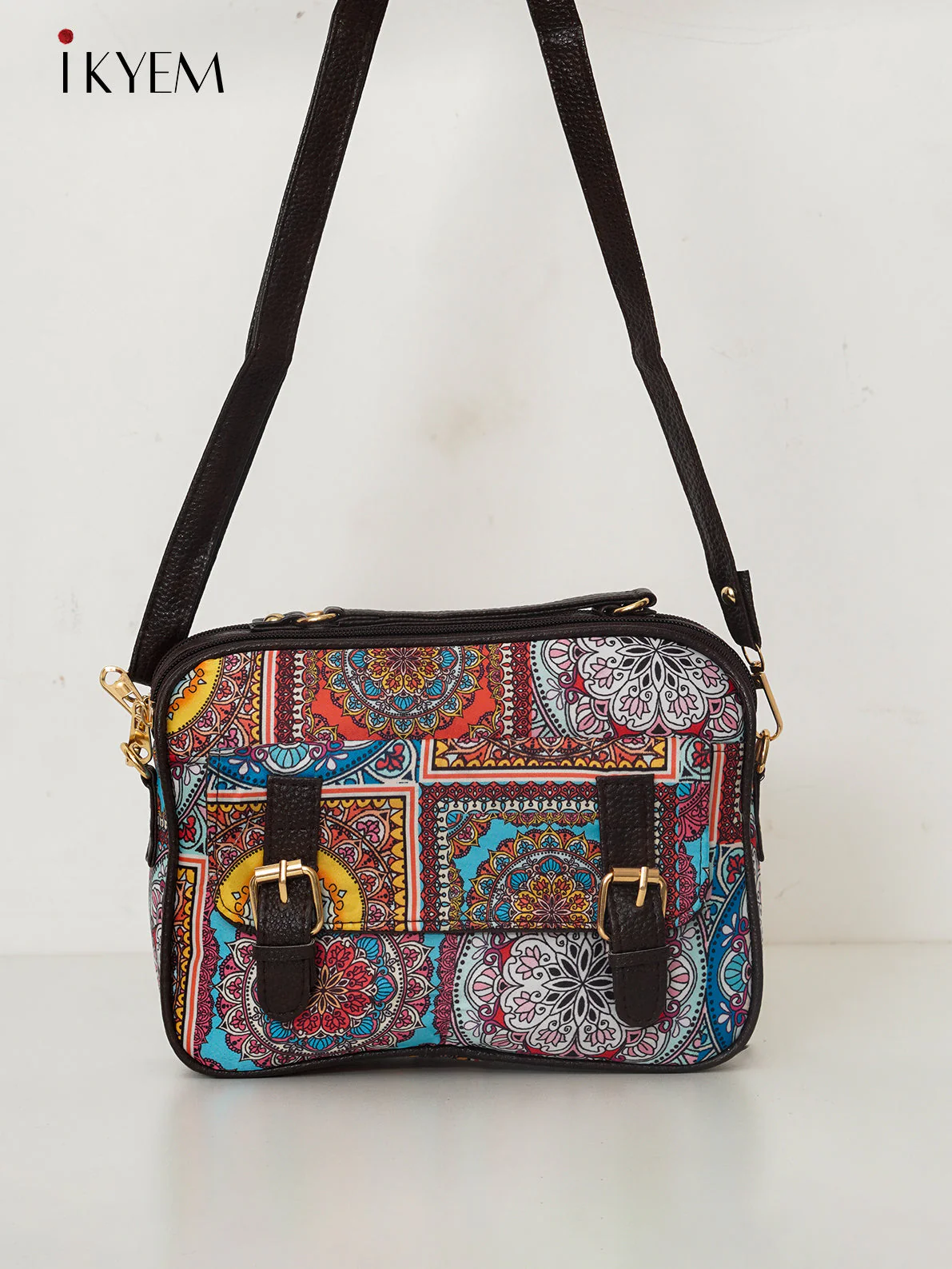 Multicolor & Black - Ajrakh Handbag