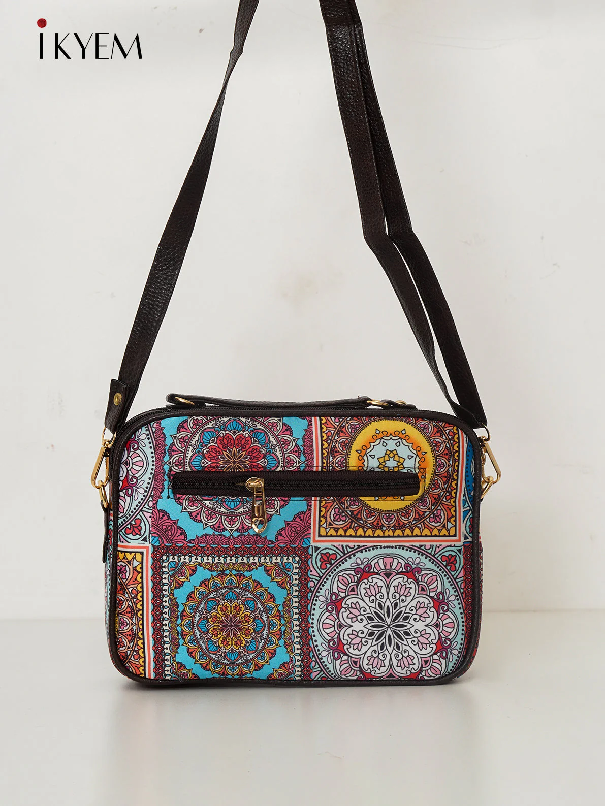 Multicolor & Black - Ajrakh Handbag - Image 2