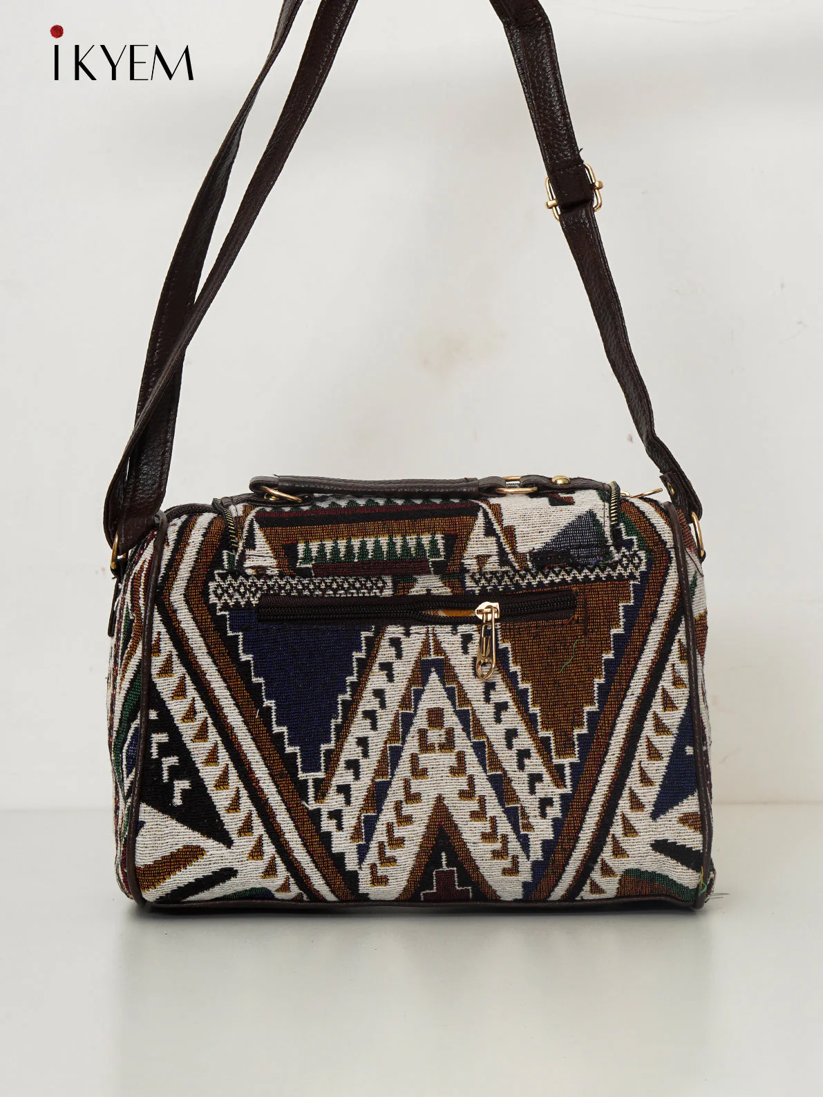 Black - Ajrakh Handbag - Image 2