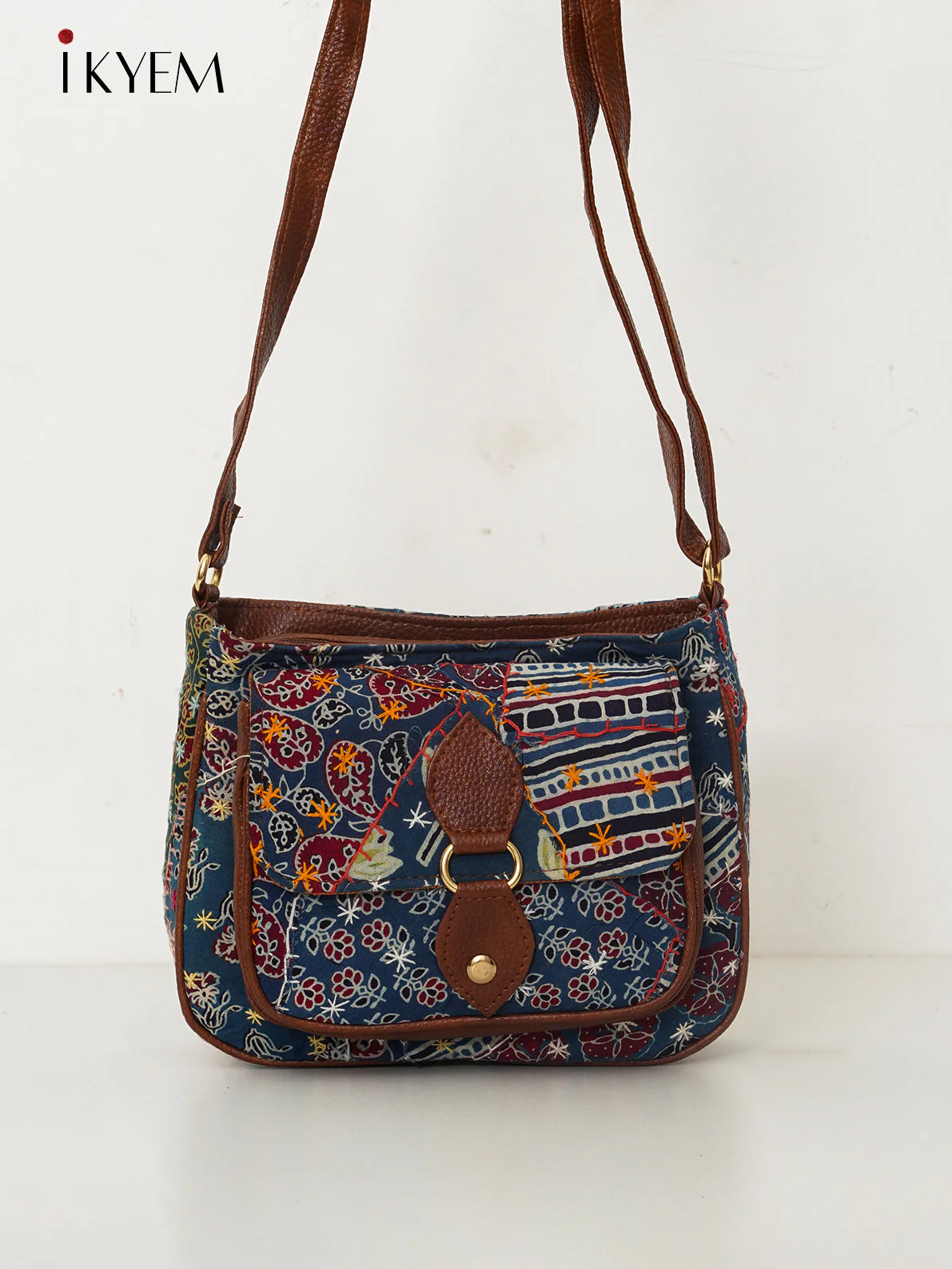 Blue - Ajrakh Handbag