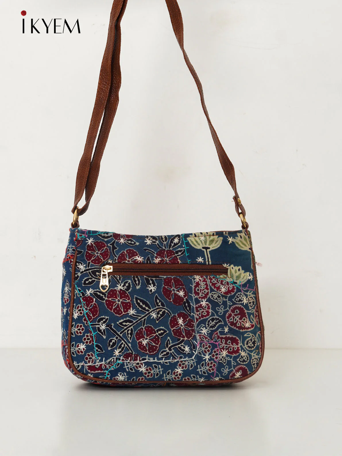 Blue - Ajrakh Handbag - Image 2