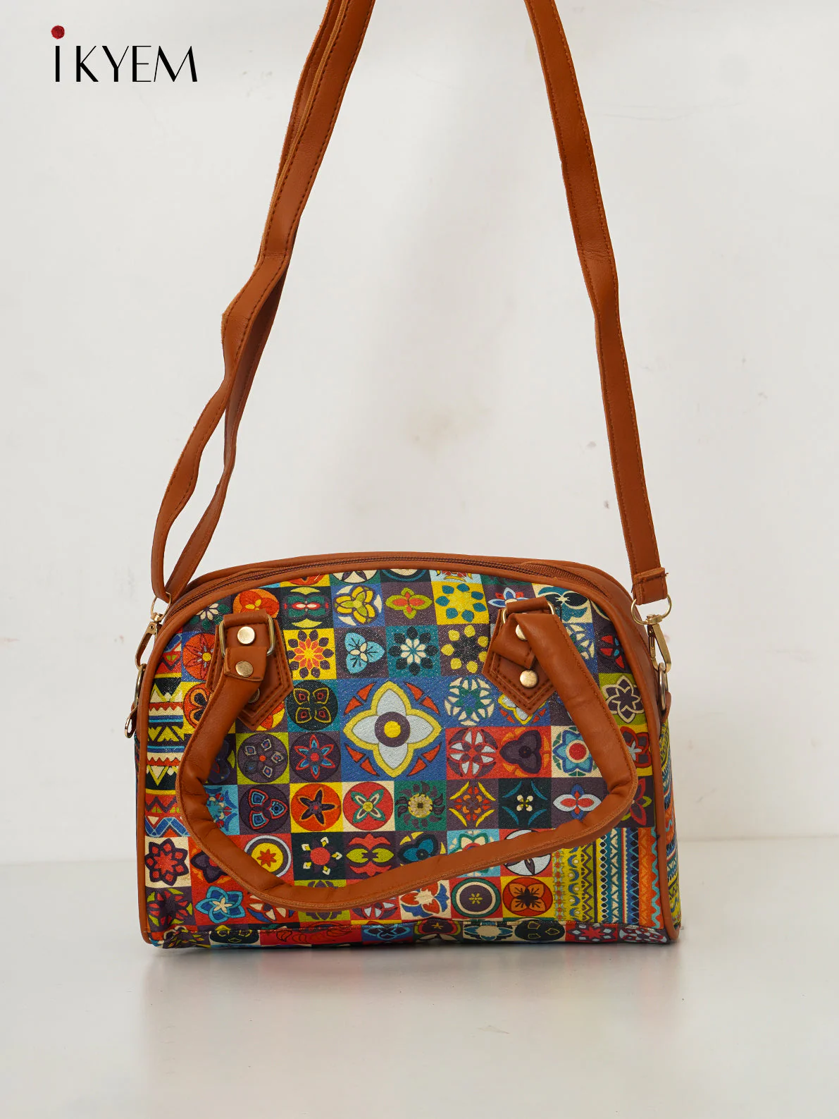 Multicolor - Ajrakh Handbag - Image 2