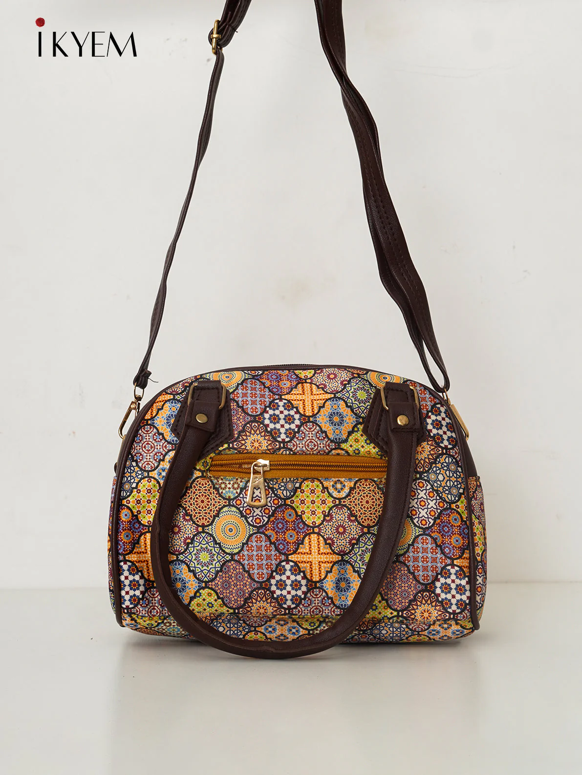 Multicolor - Ajrakh Handbag - Image 2
