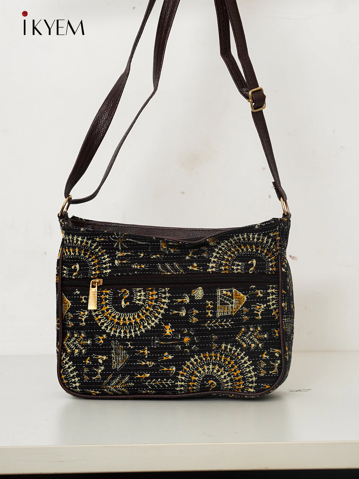 black - Ajrakh Handbag - Image 2