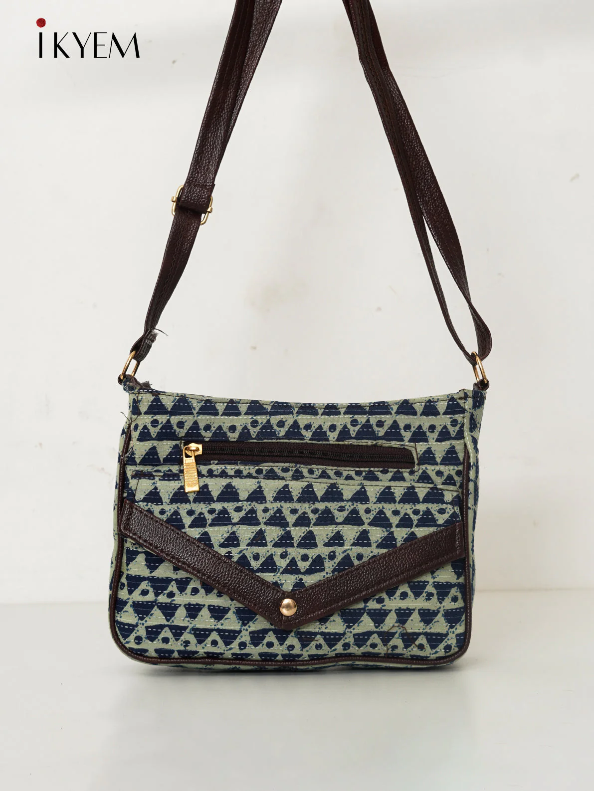 Blue- Ajrakh Handbag
