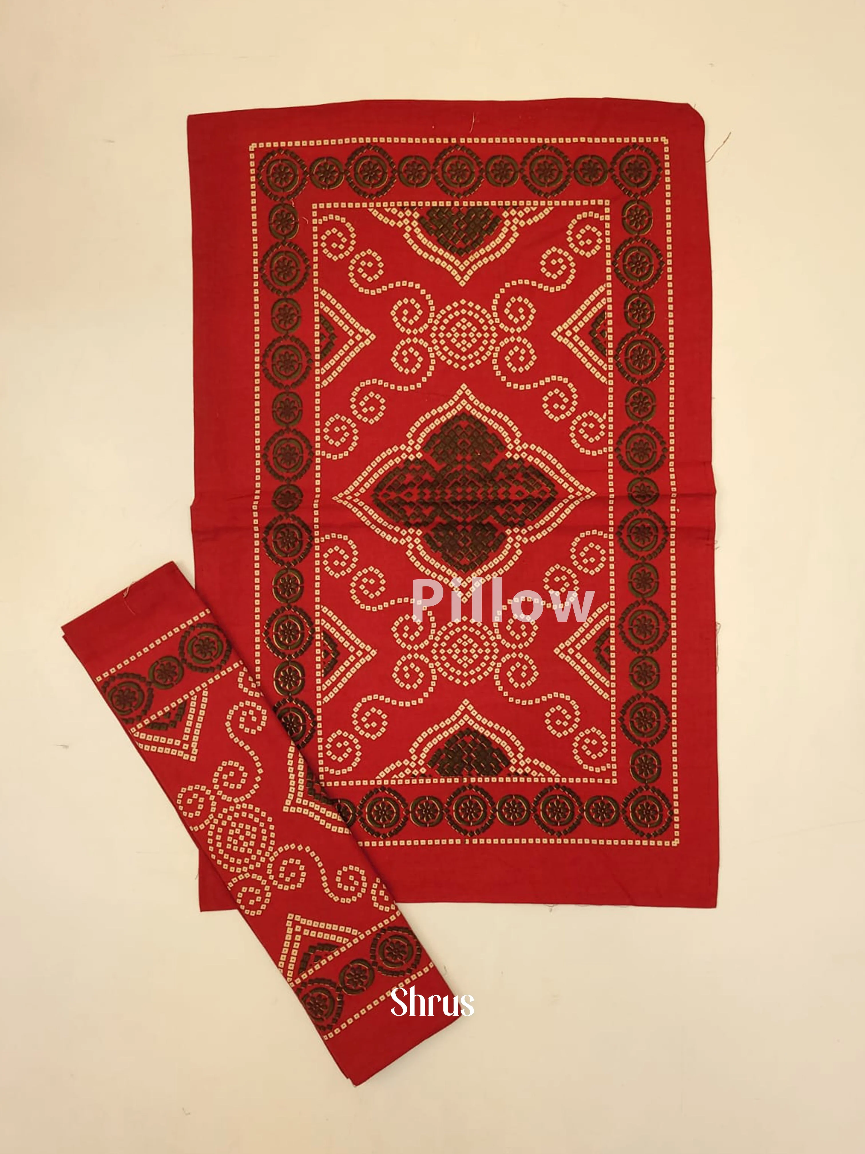 Red & Beige - Bed Spreads - Image 3