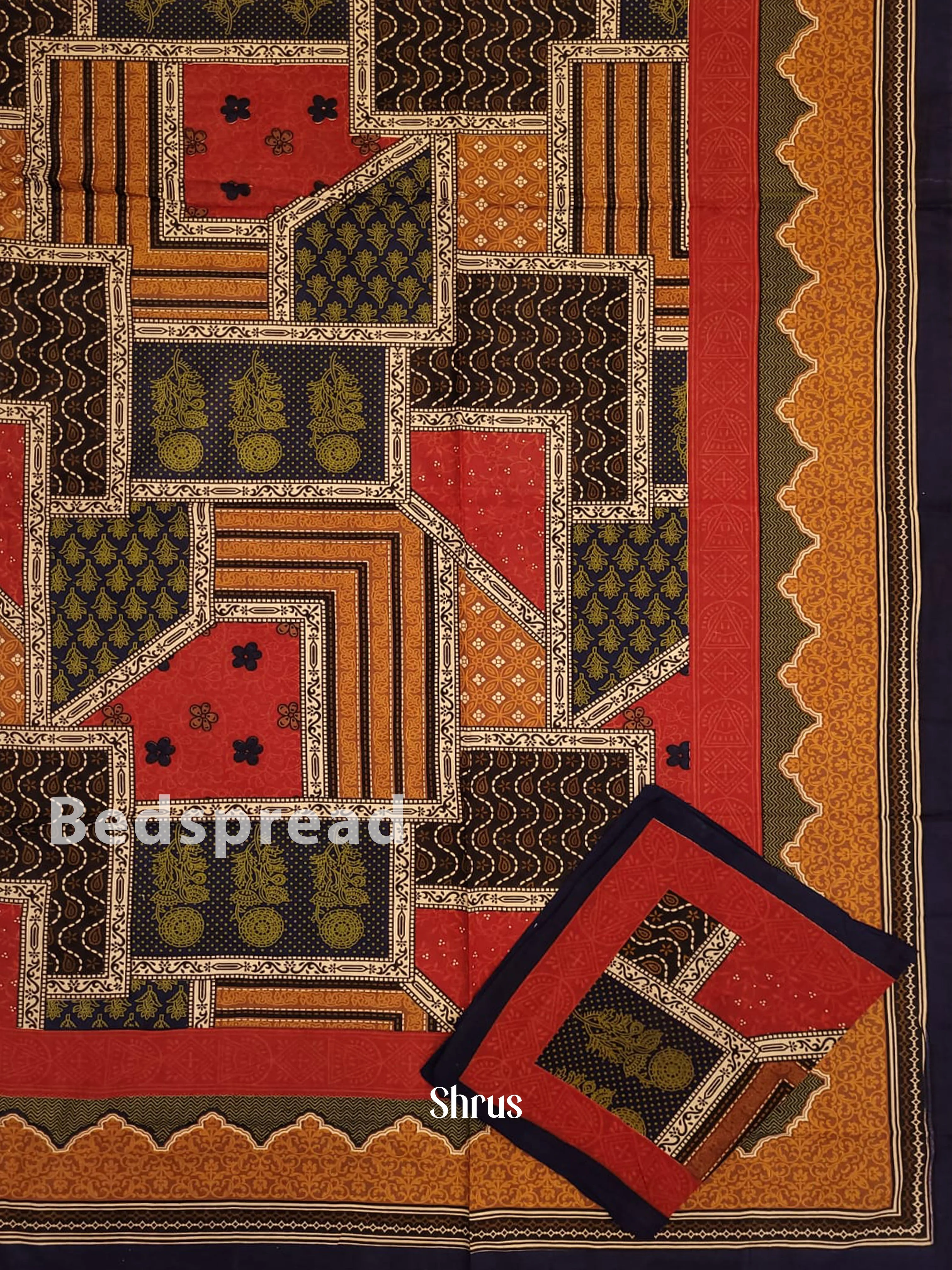 Red & Blue - Bed Spreads - Image 2