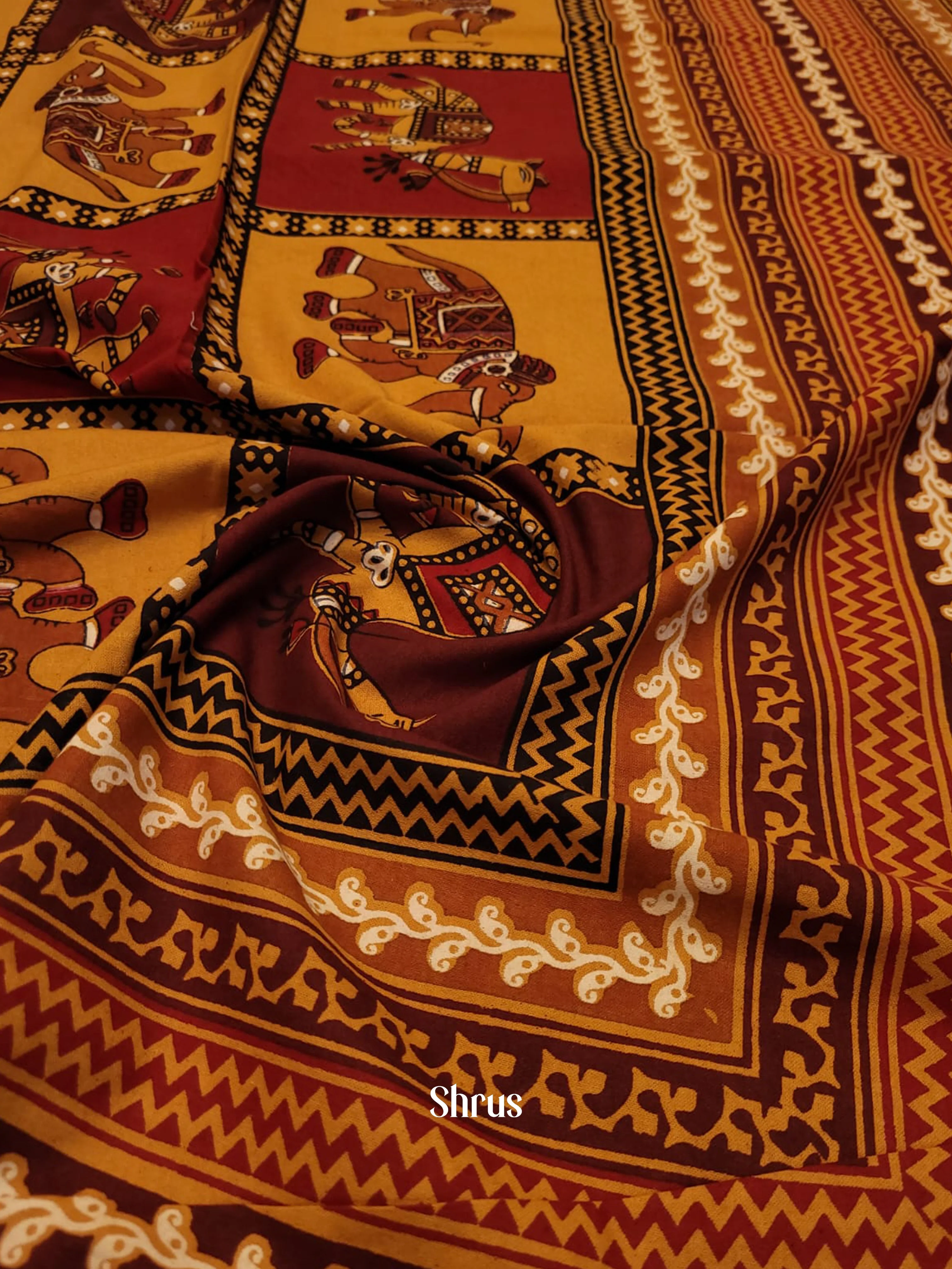 Mustard & Red -Bed Spreads