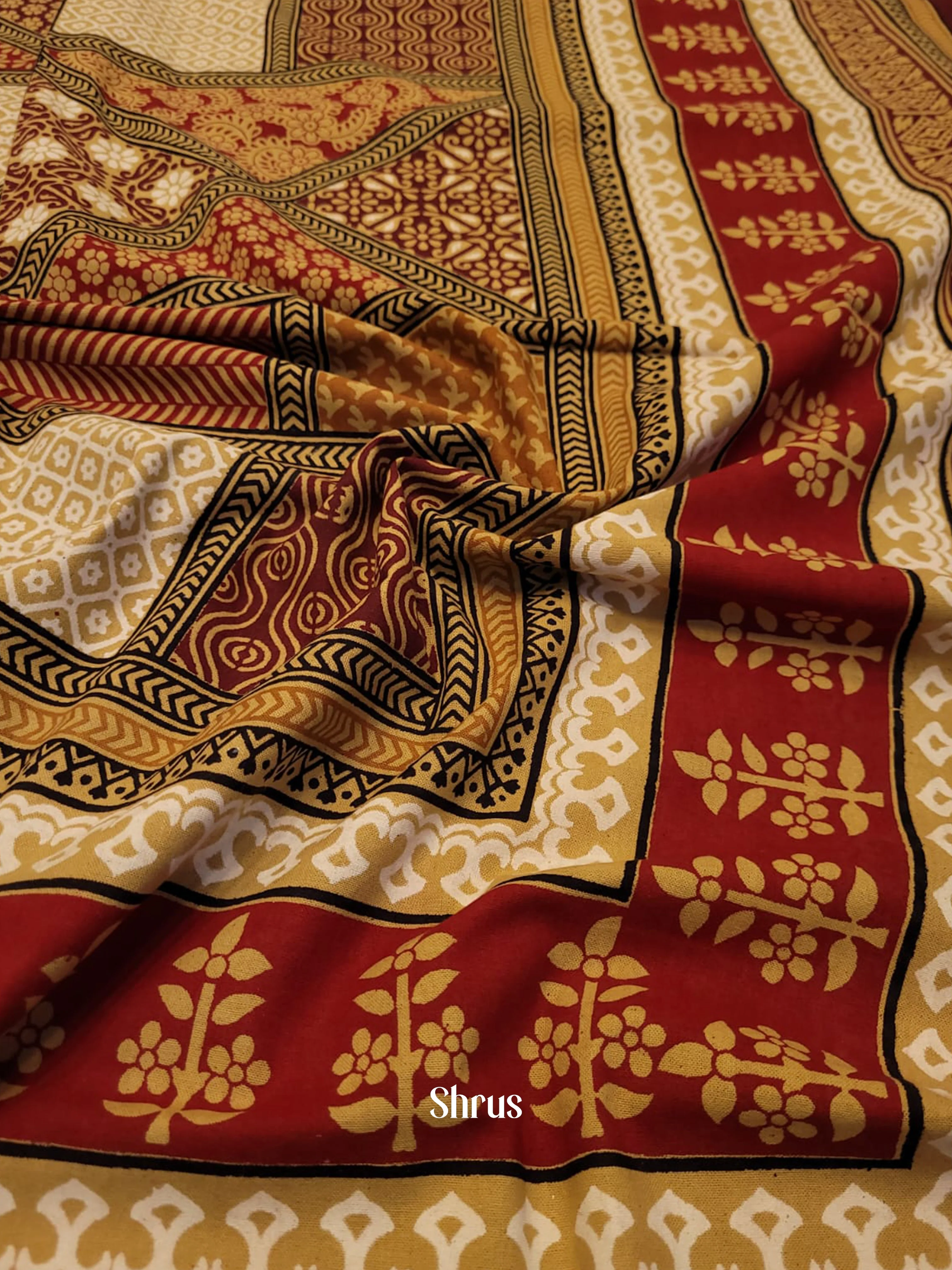 Maroon & Brown - Bed Spreads