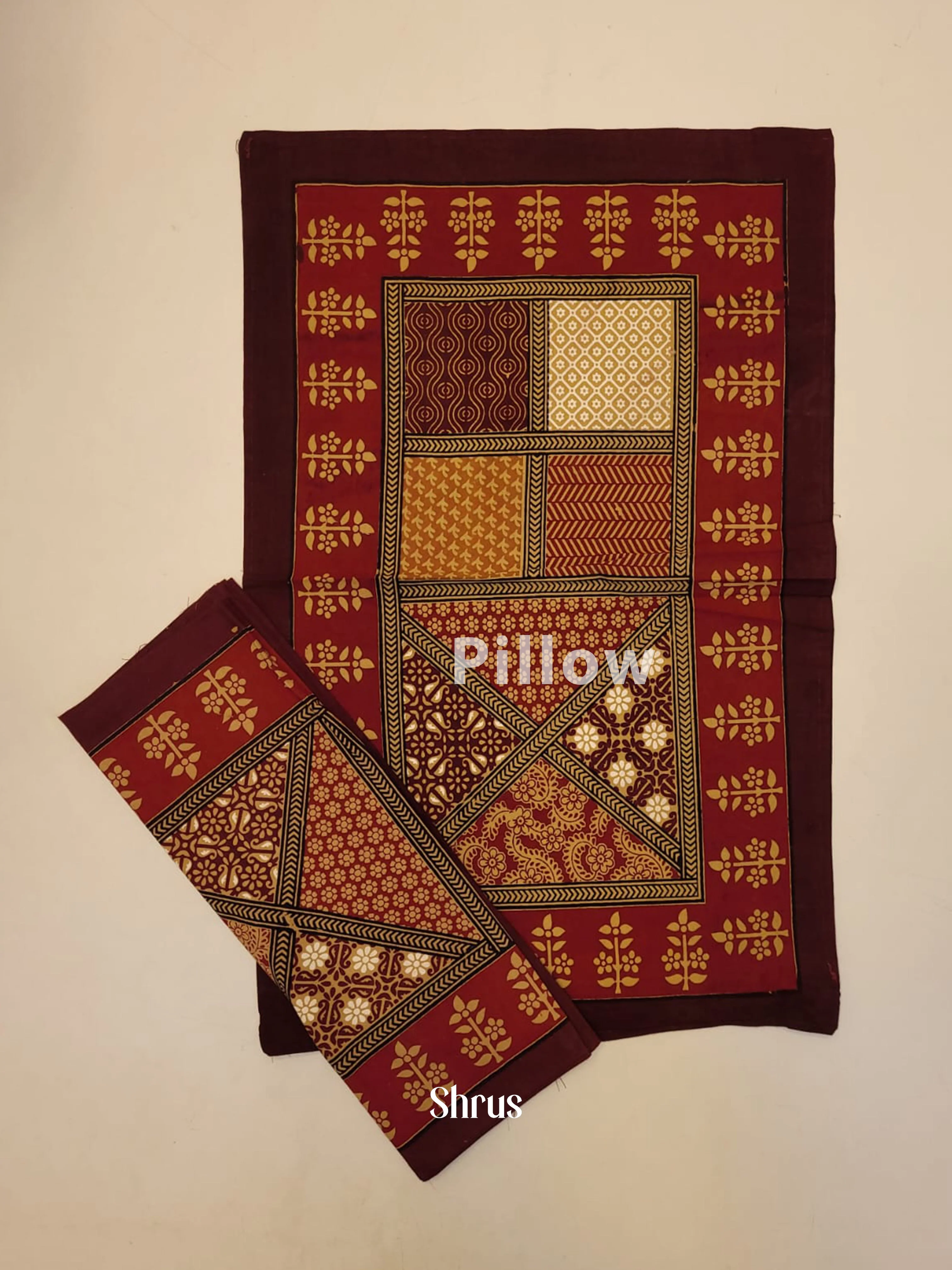 Maroon & Brown - Bed Spreads - Image 3