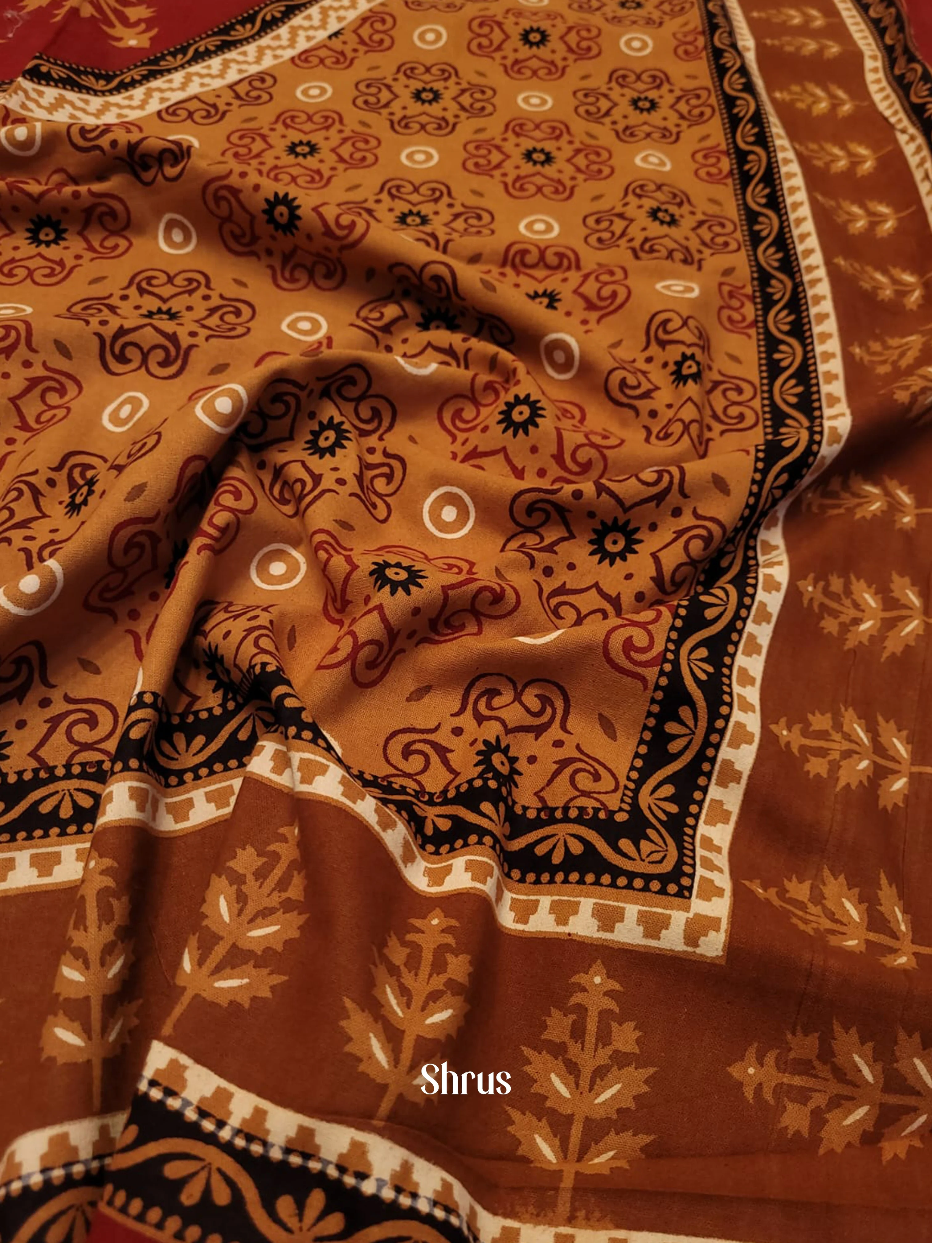 Mustard & Red - Bed Spreads