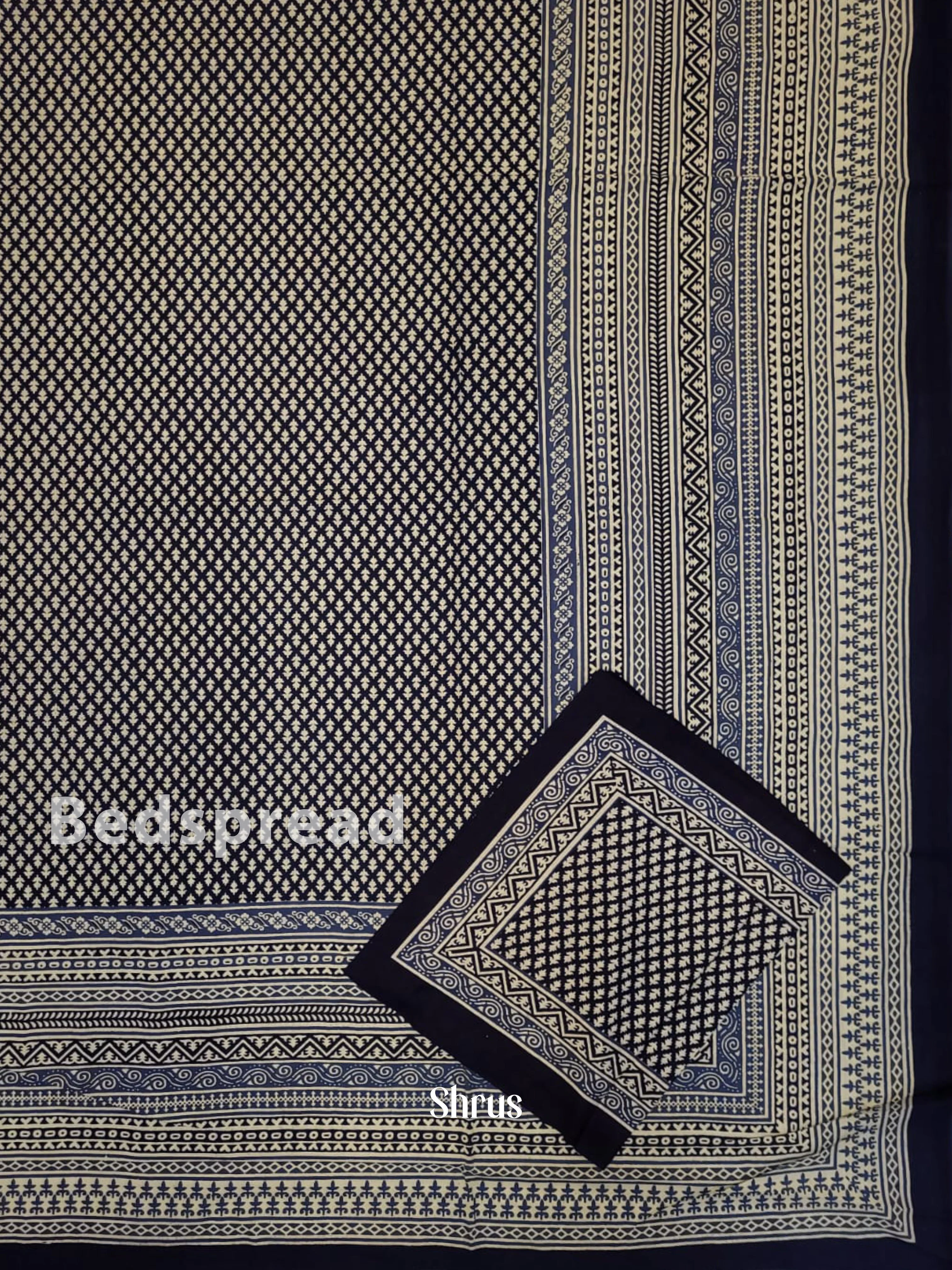 Indigo & Cream - Bed Spreads - Image 2