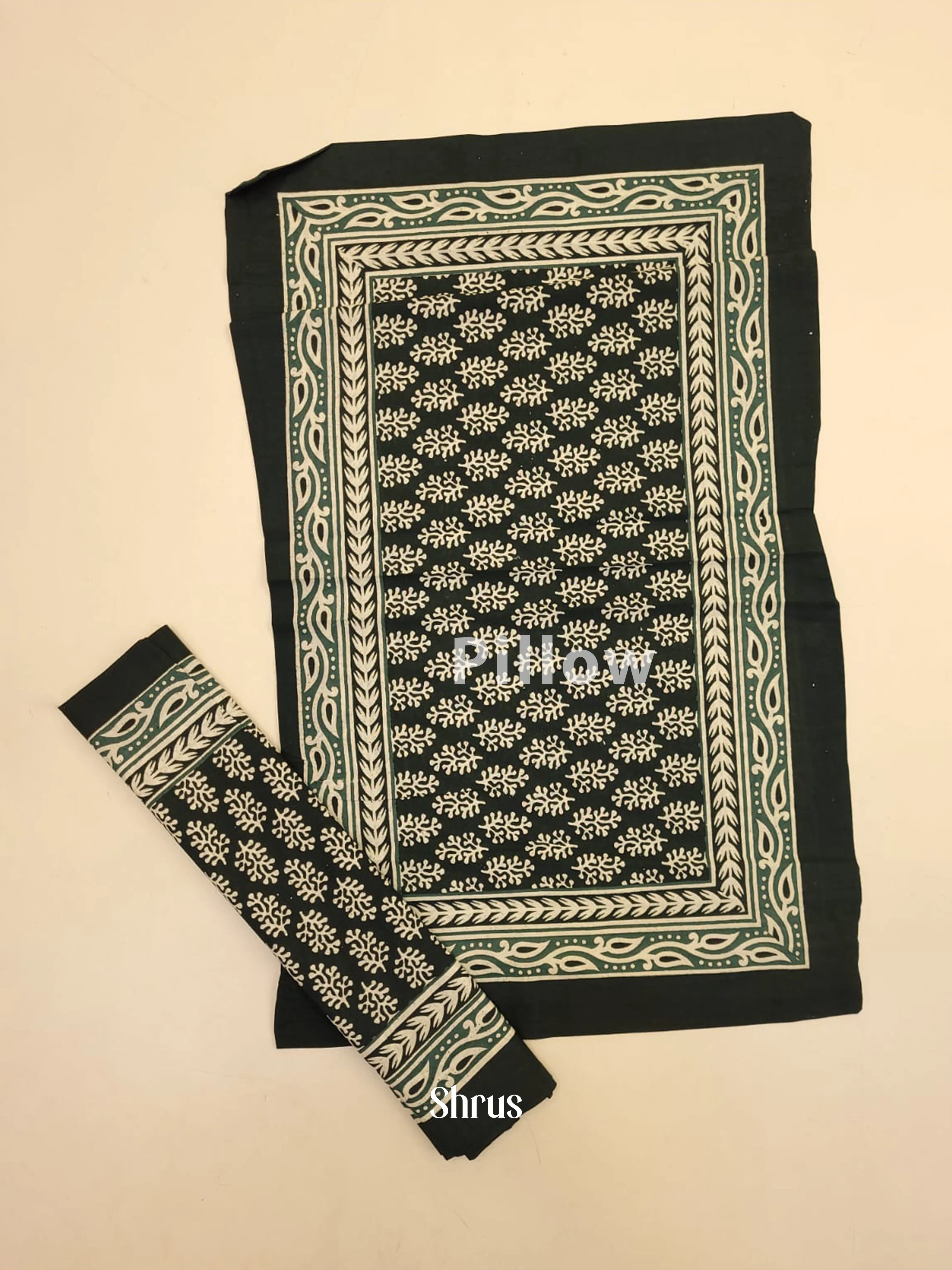 Green & Cream - Bed Spreads - Image 3
