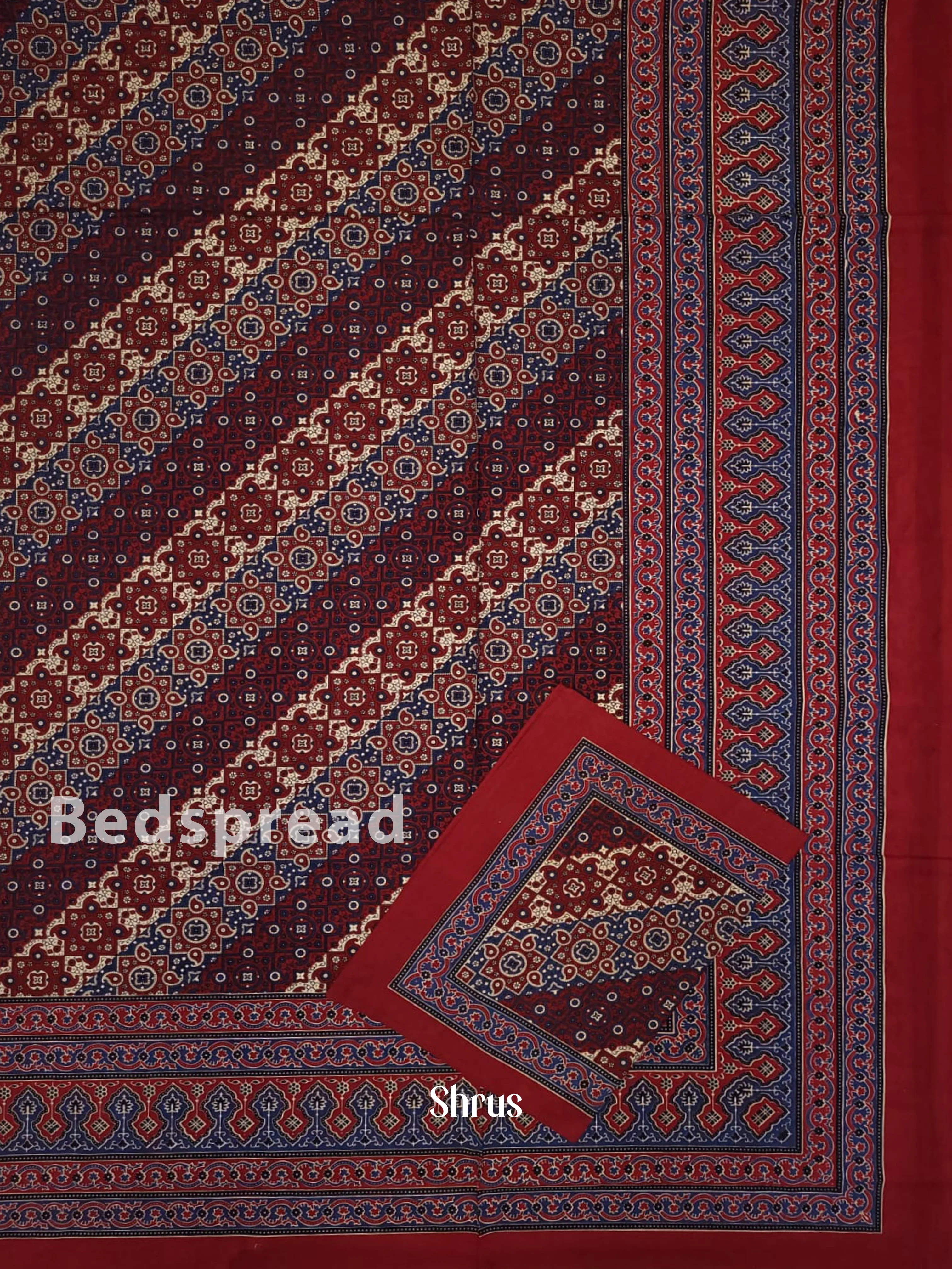 Red & Blue - Bed Spreads - Image 2