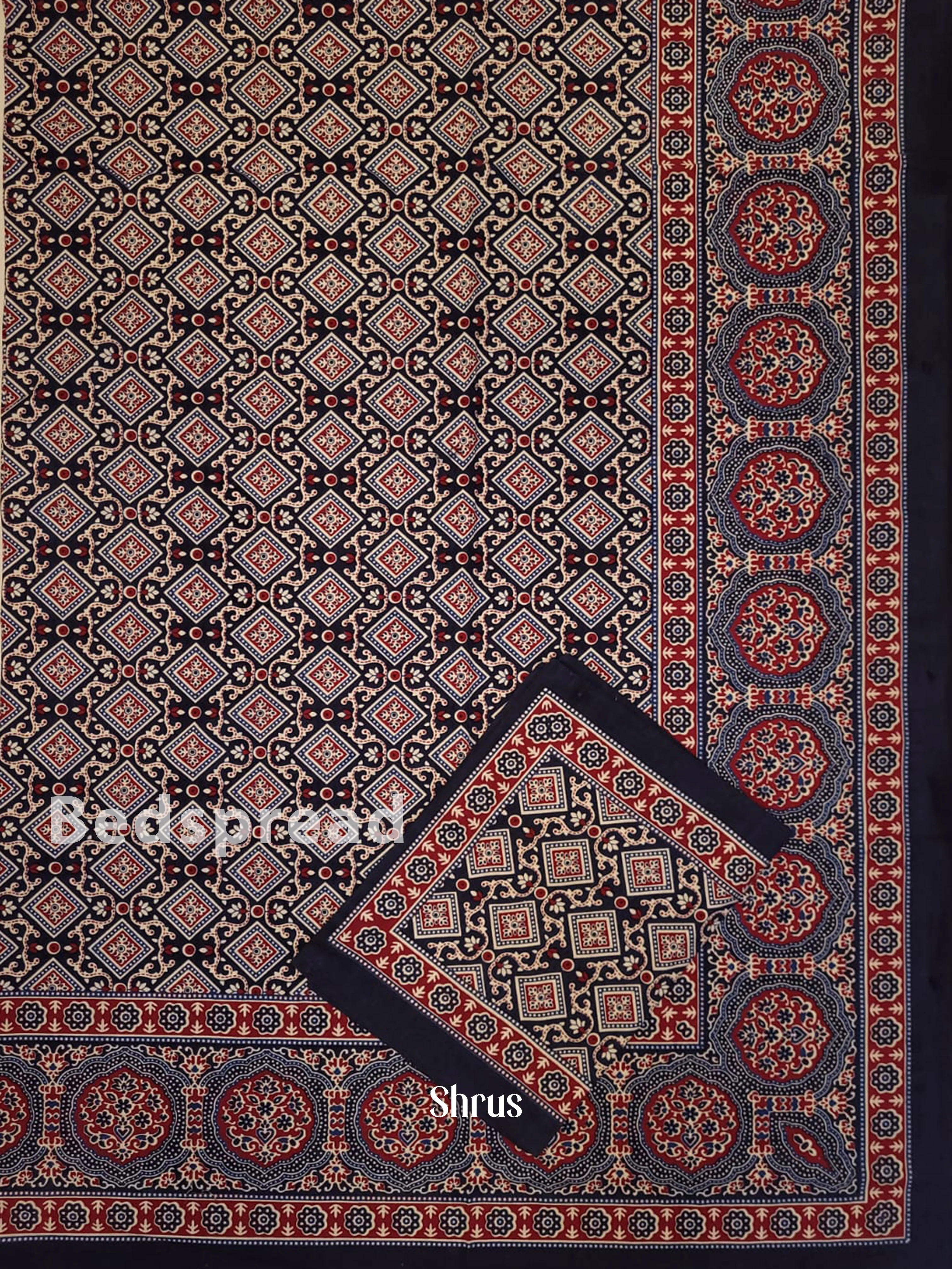 Blue & Red - Bed Spreads - Image 2