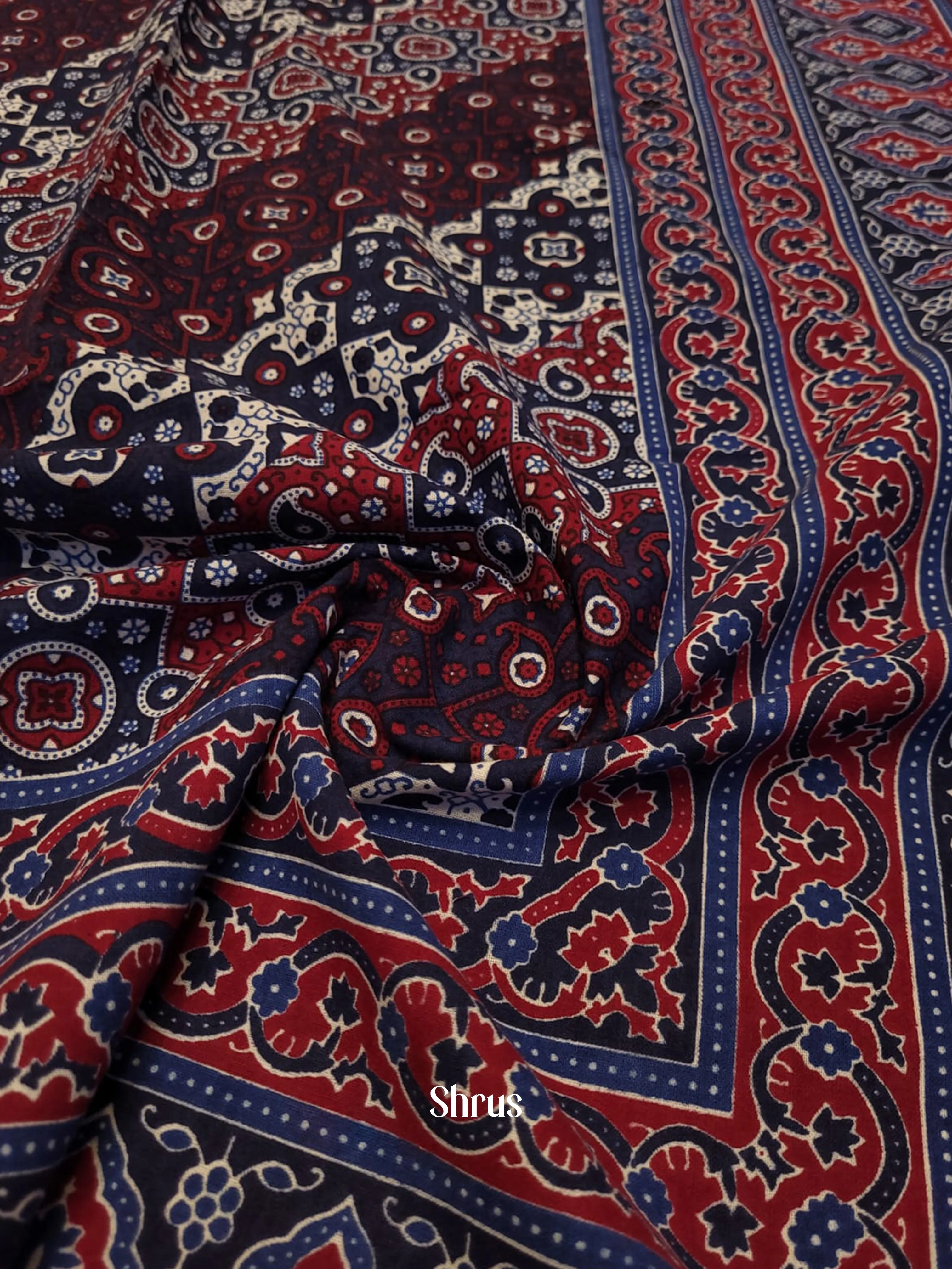 Blue & Red - Bed Spreads