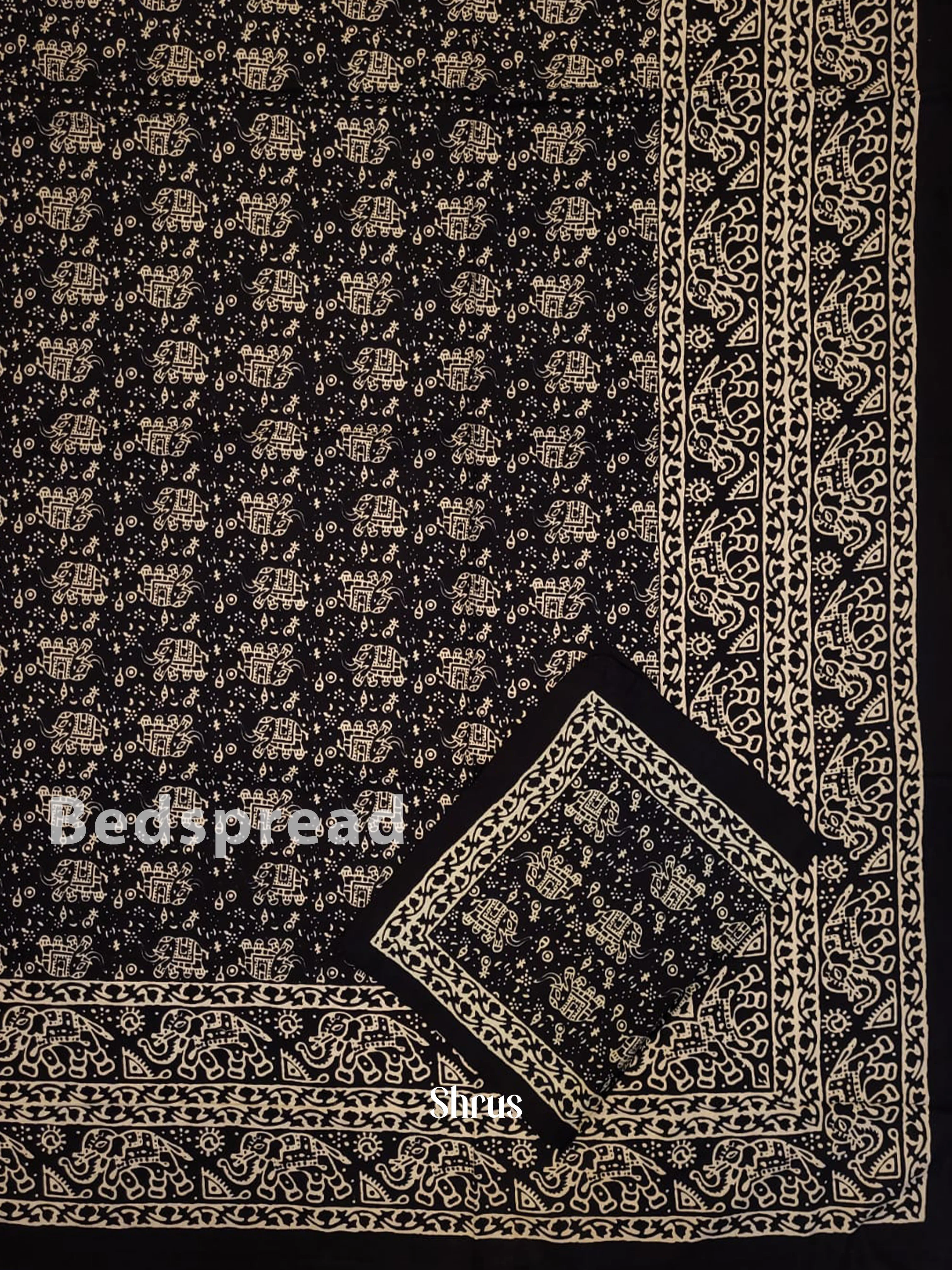 Black & Cream  - Bed Spreads - Image 2