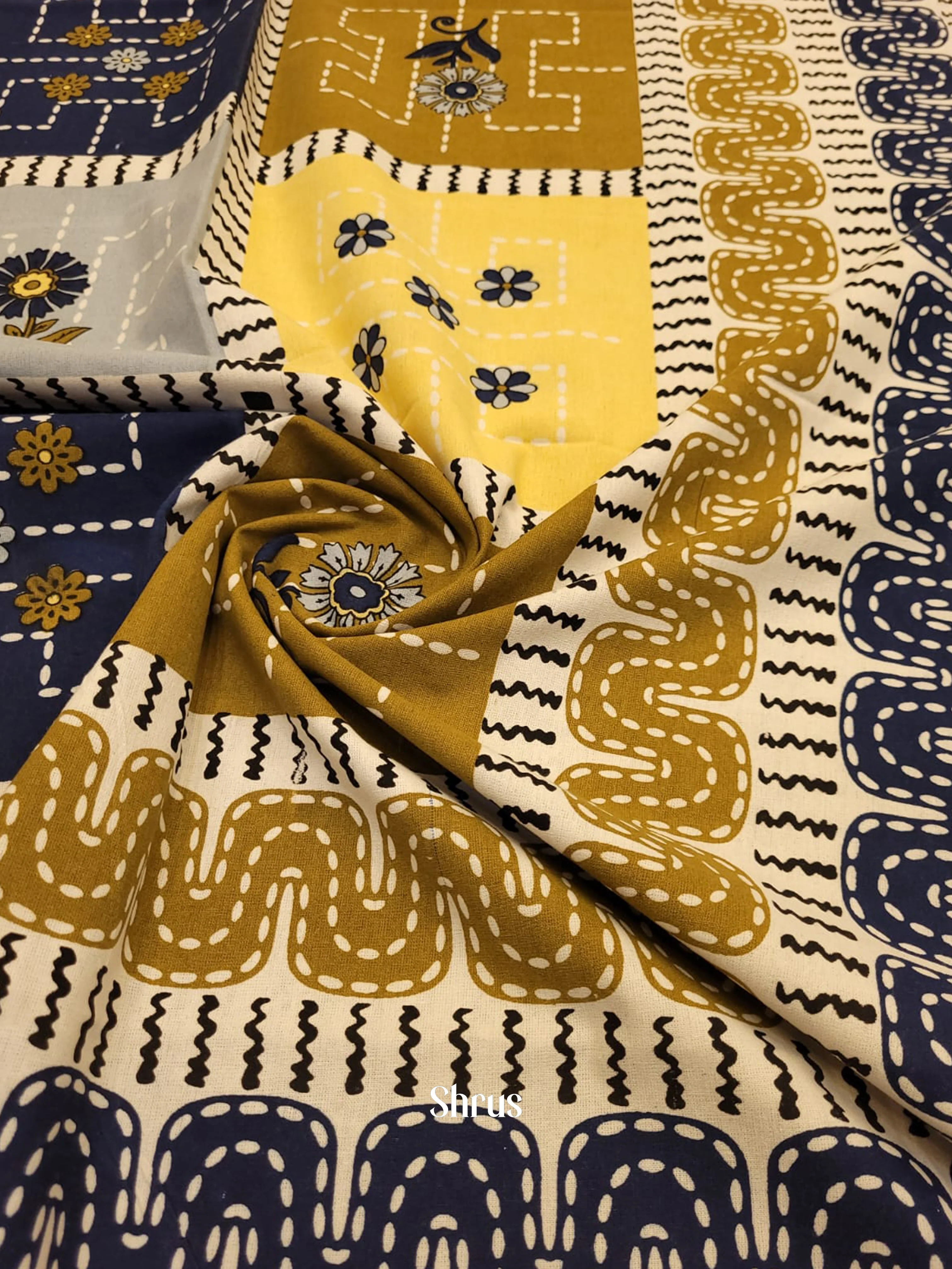 Blue & Yellow - Bed Spreads