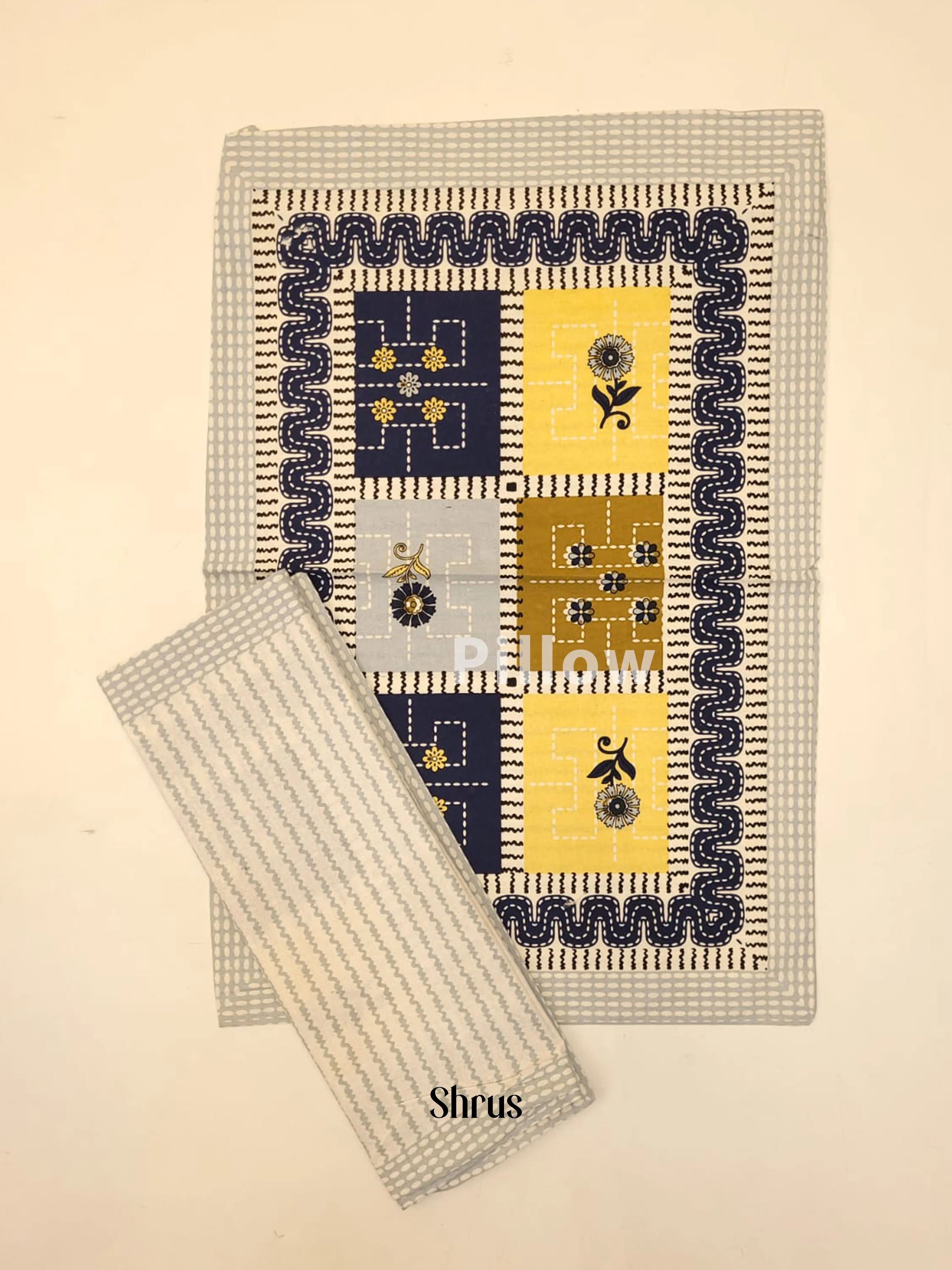 Blue & Yellow - Bed Spreads - Image 3