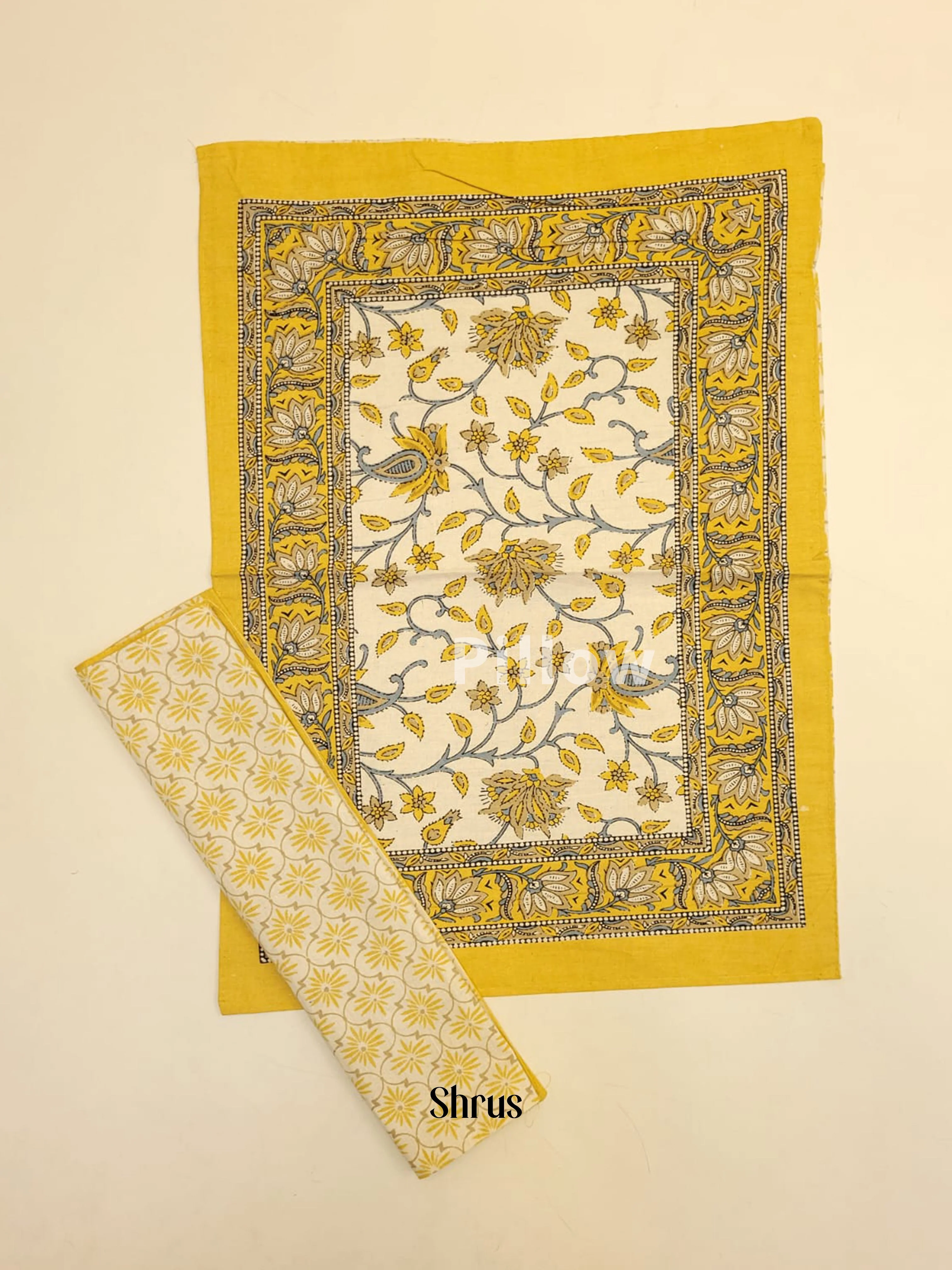 Cream & Yellow - Bed Spreads - Image 3