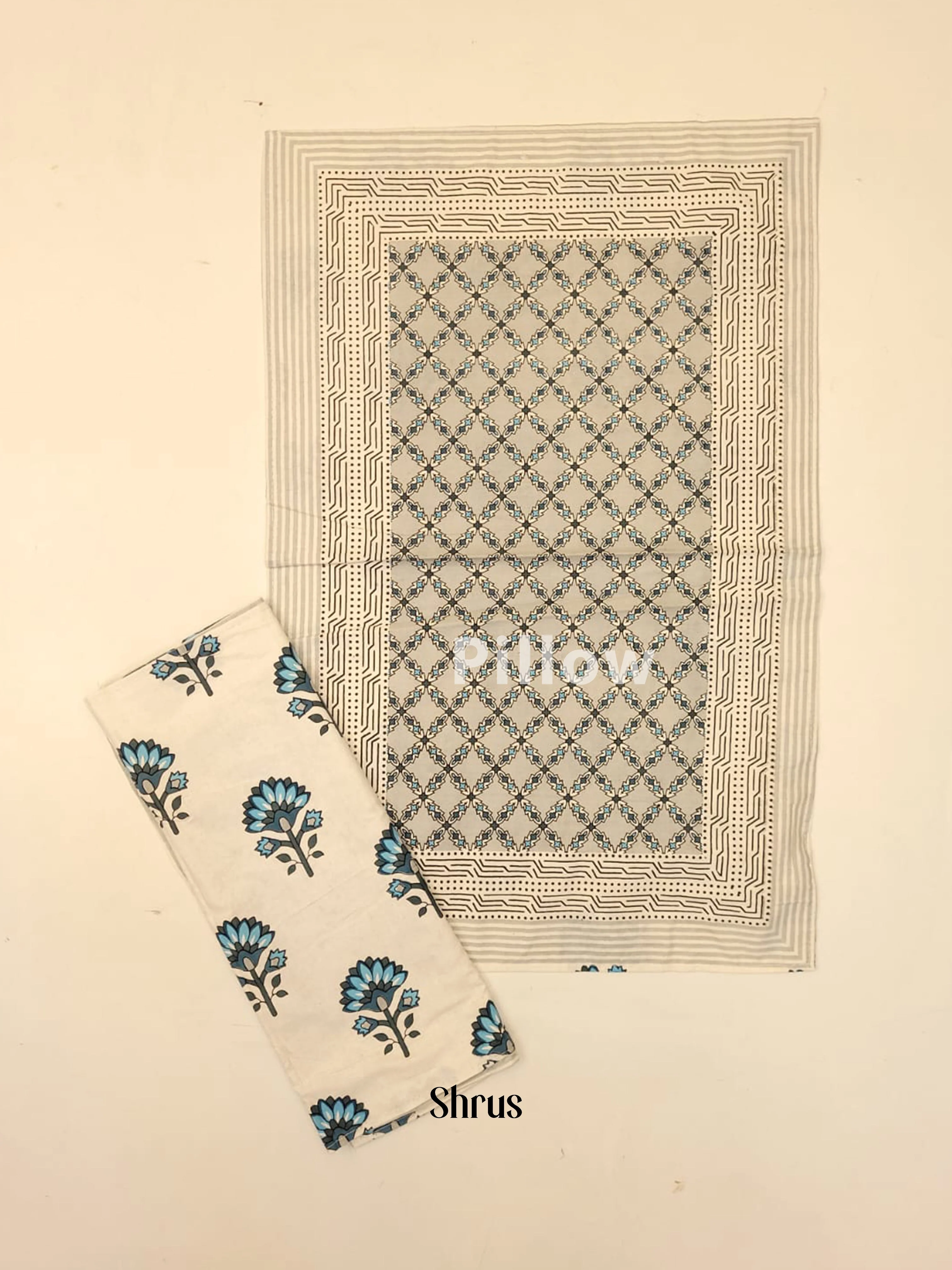 Grey & Blue - Bed Spreads - Image 3