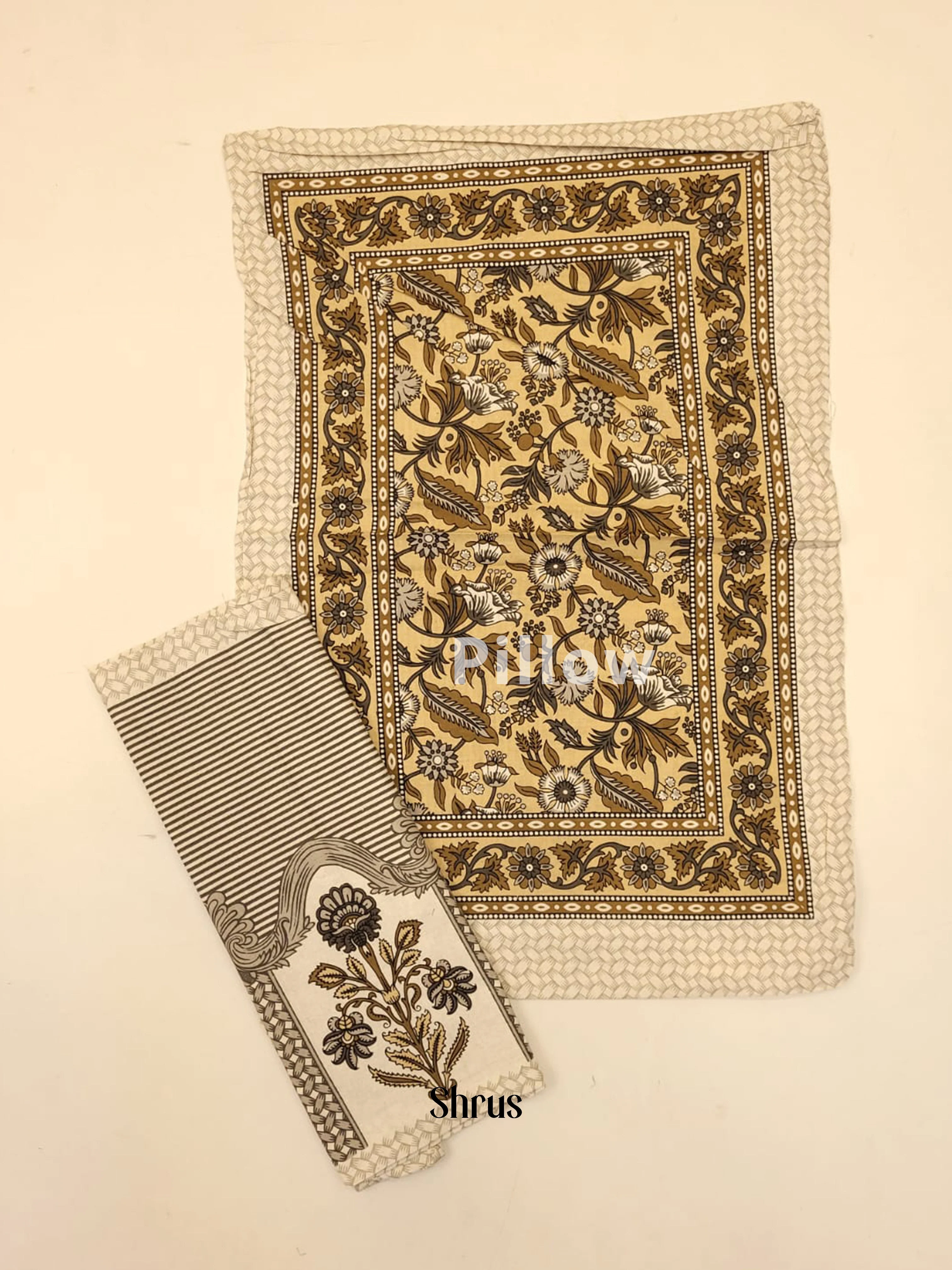Cream & Brown - Bed Spreads - Image 3