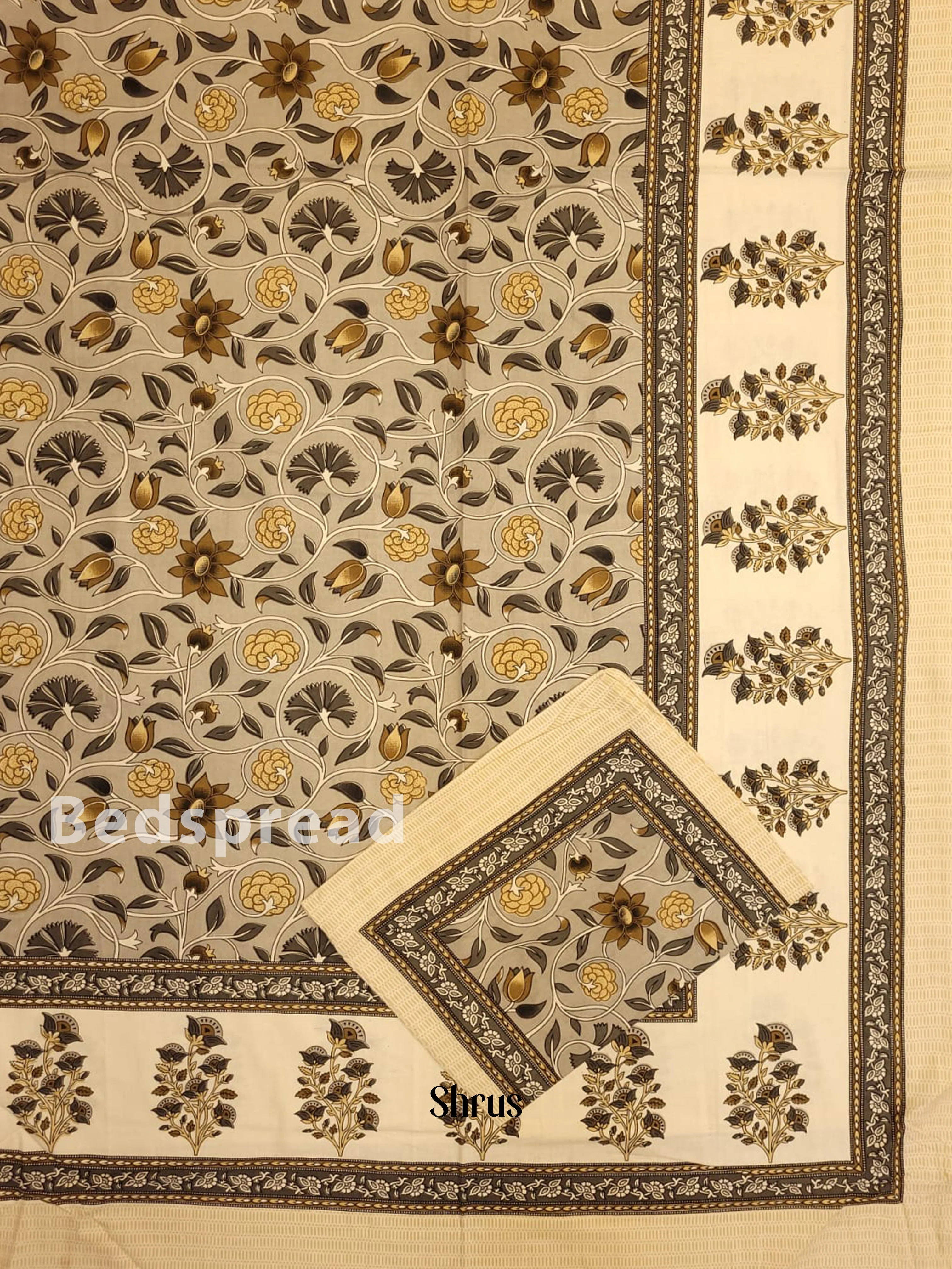 Grey & Beige - Bed Spreads - Image 2
