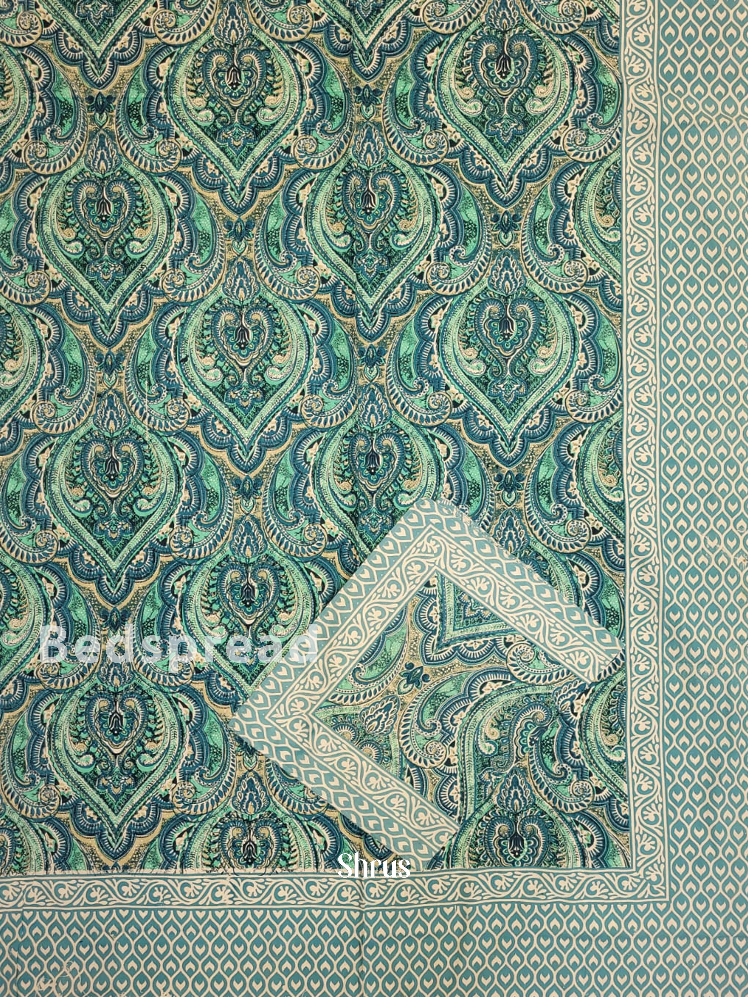 Green & Blue - Bed Spreads - Image 3