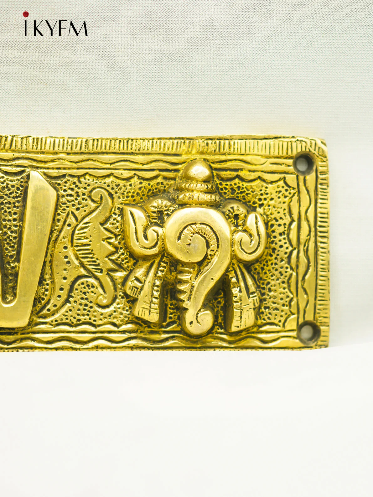 Brass Sangu Chakram , Namam wall mount - Image 3