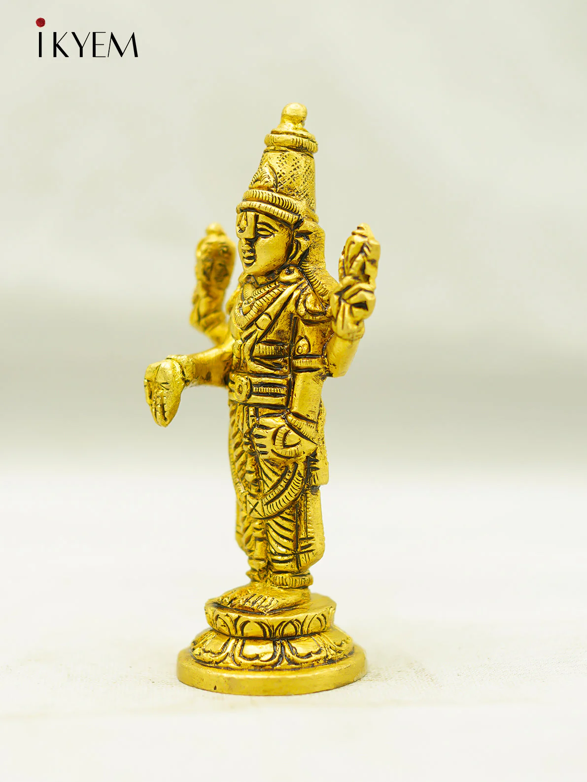 Brass Vishnu Idol - 4FJ14071 - Image 2