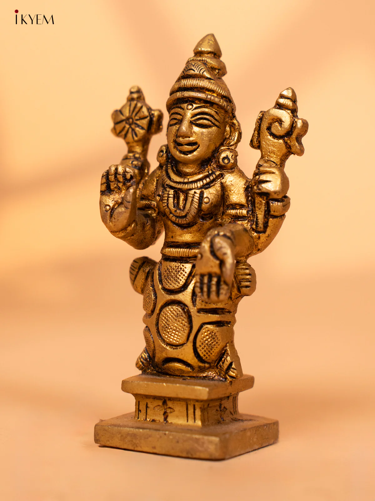 Brass Visnu Kurma Avatar Idol - 3.1 Inch - 4FJ14088 - Image 2