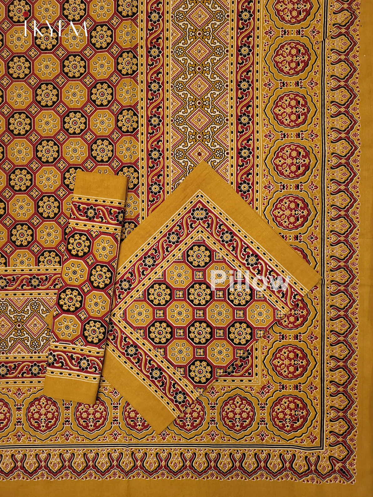 Mustard & Red - Bed Spread - Image 2