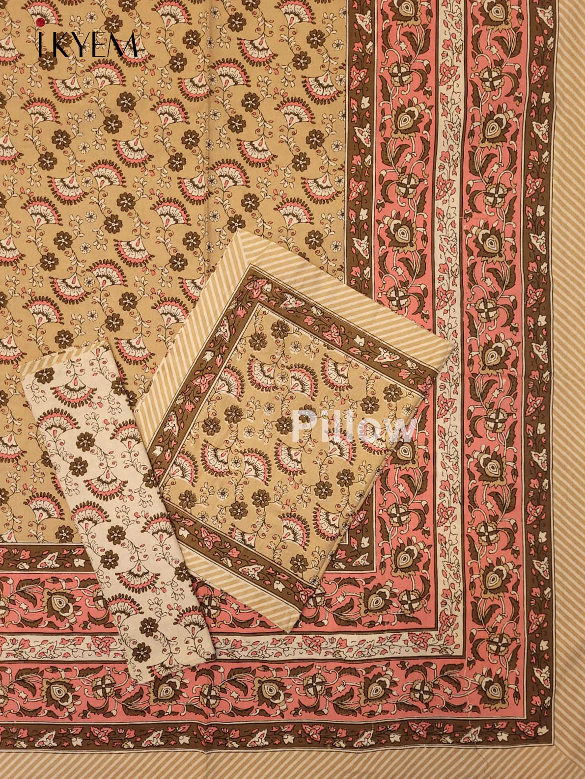 Sandal & Pink - Bed Spread - Image 2