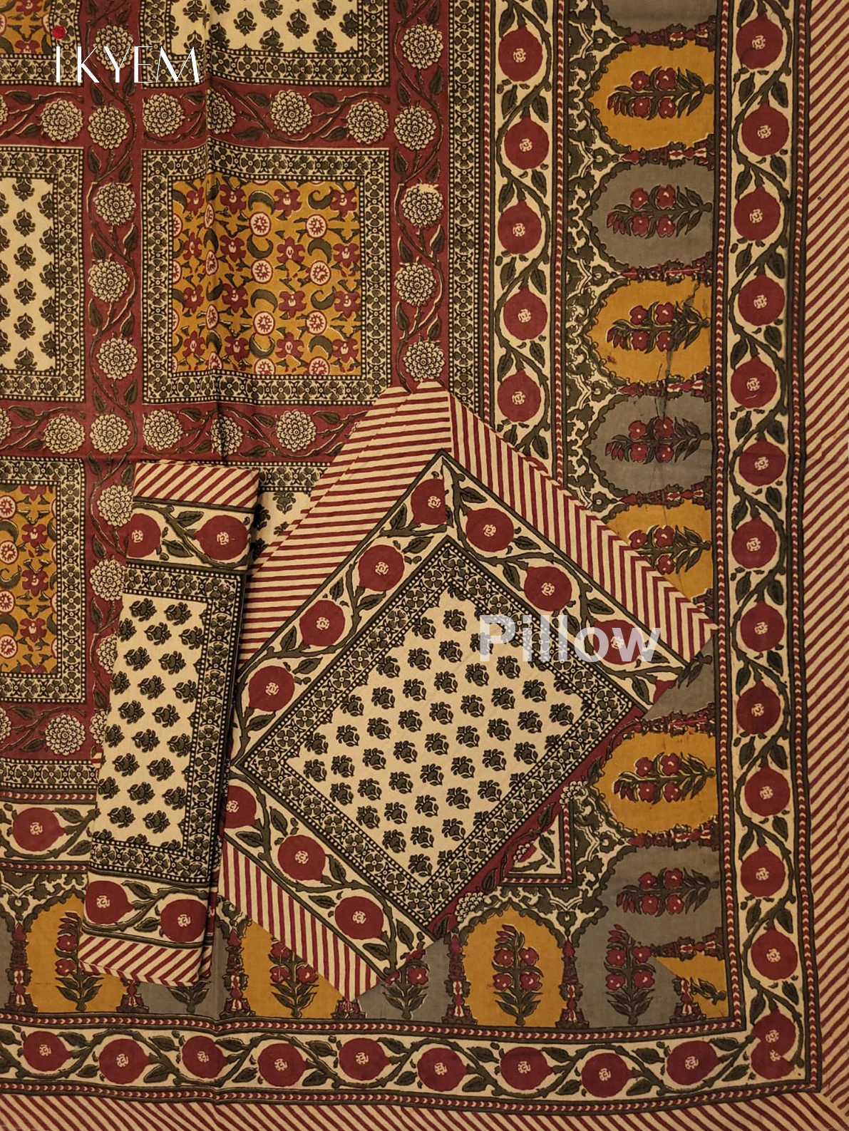 Cream & Brown - Bed Spread - Image 2