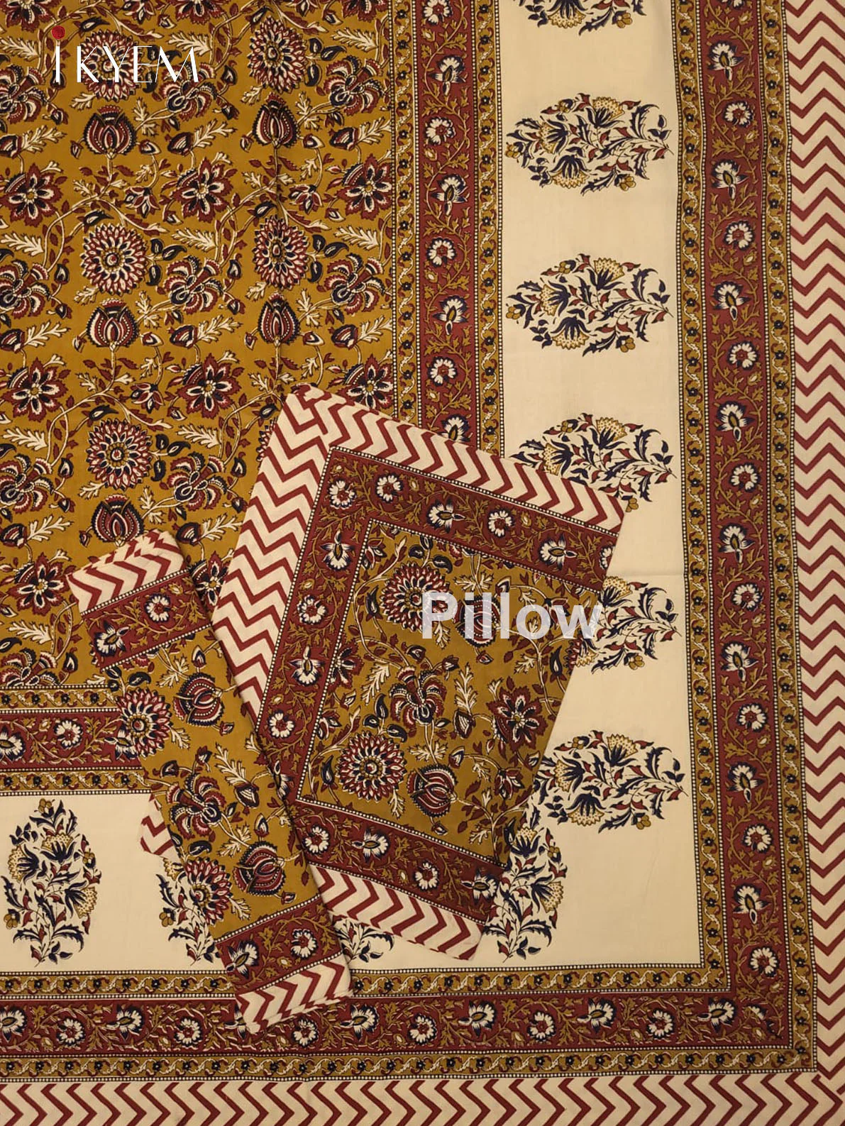 Cream & Mustard - Bed Spread - Image 2