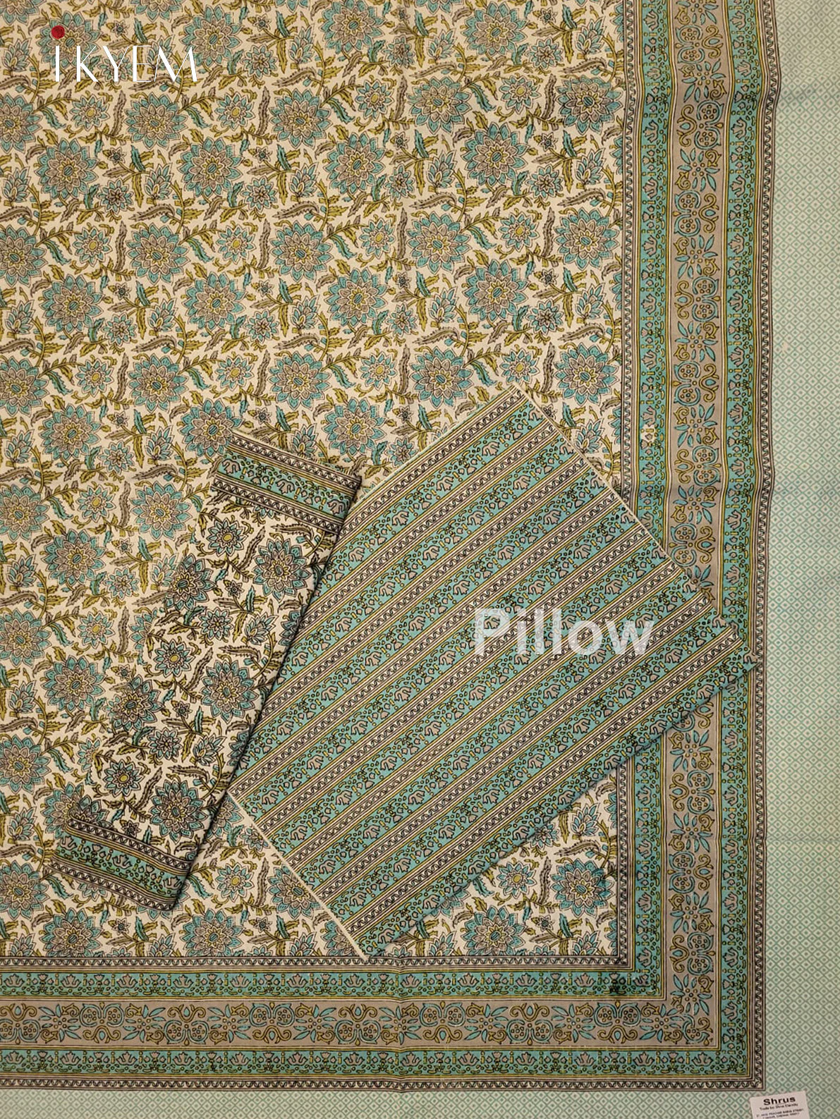 Cream & Grey - Bed Spread - Image 2