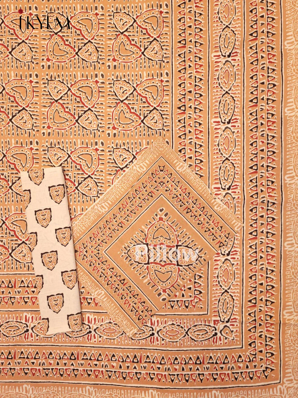 Peach and cream - Bed Spread - Image 2