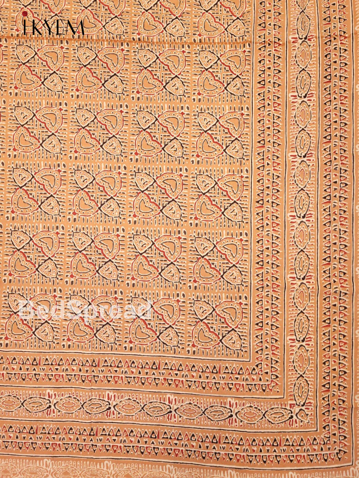 Peach and cream - Bed Spread - Image 3