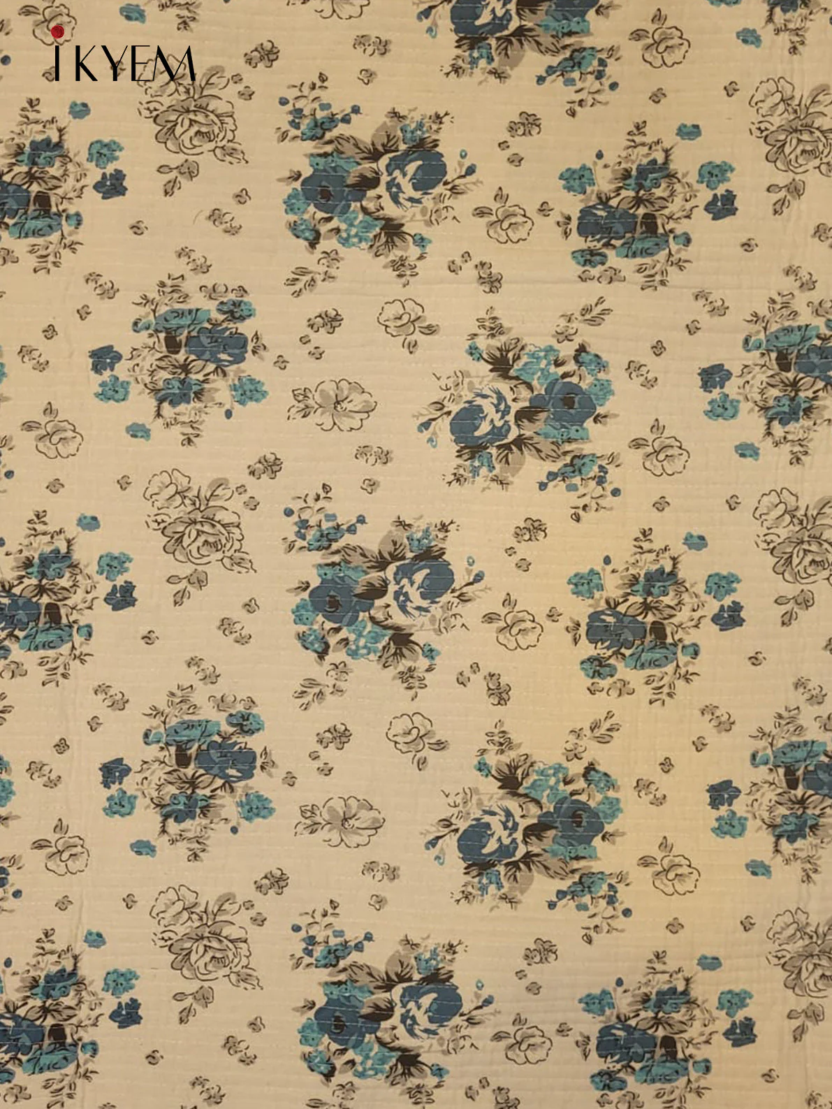 Cream & Blue - Quilt Set