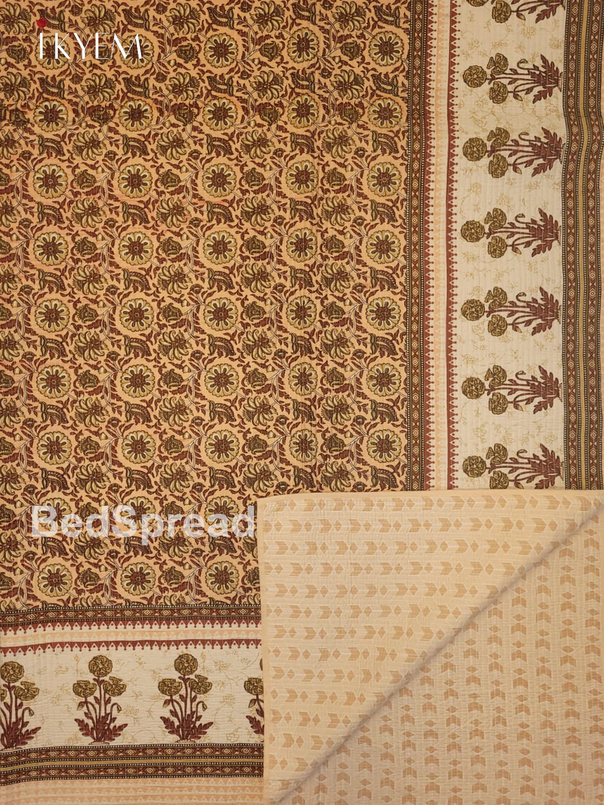Cream & Brown - Quilt Set - Image 2