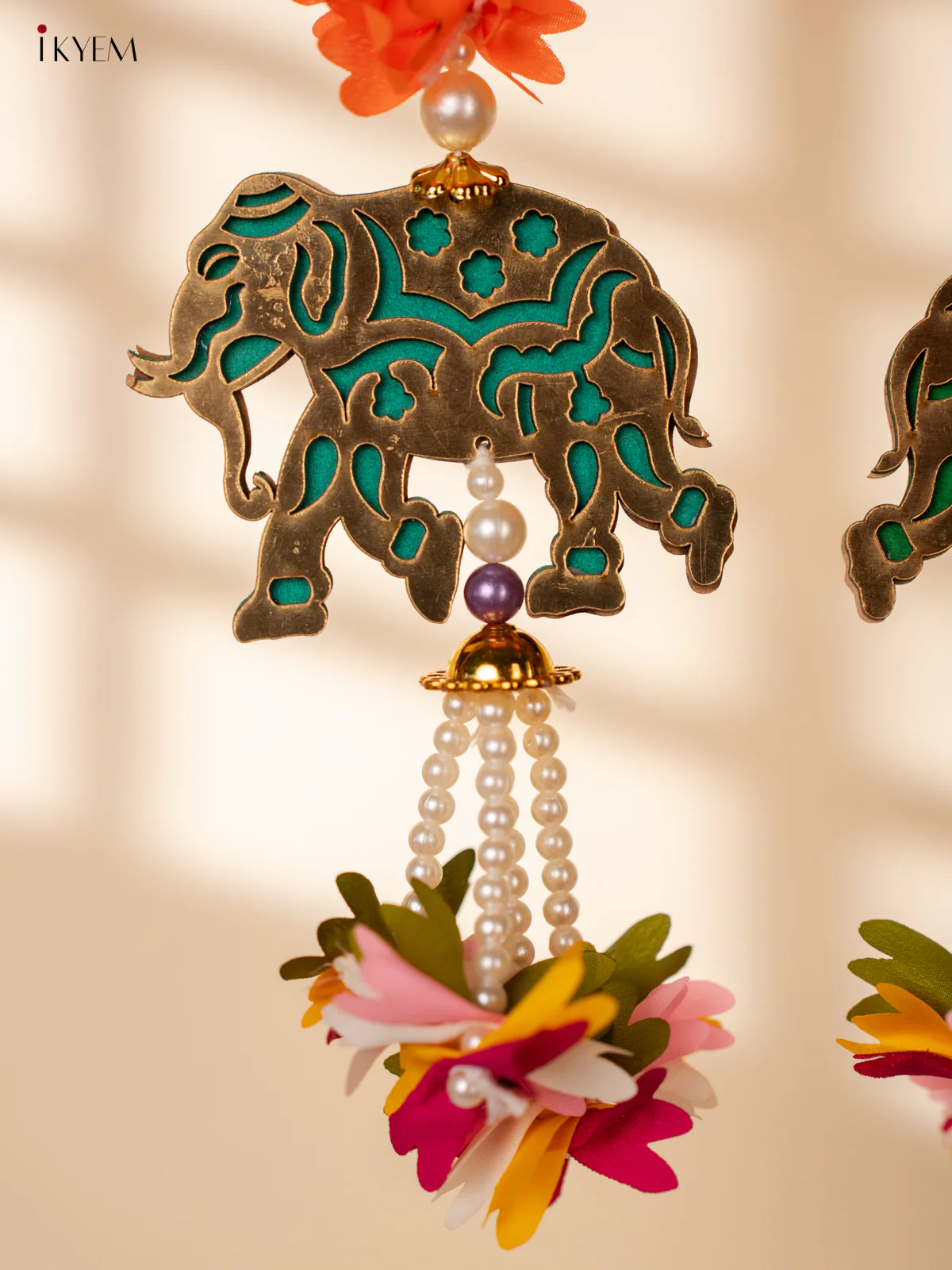 Decorative Elephant Hanging Thoran (Set of 2) - 4GJ03869 - Image 3