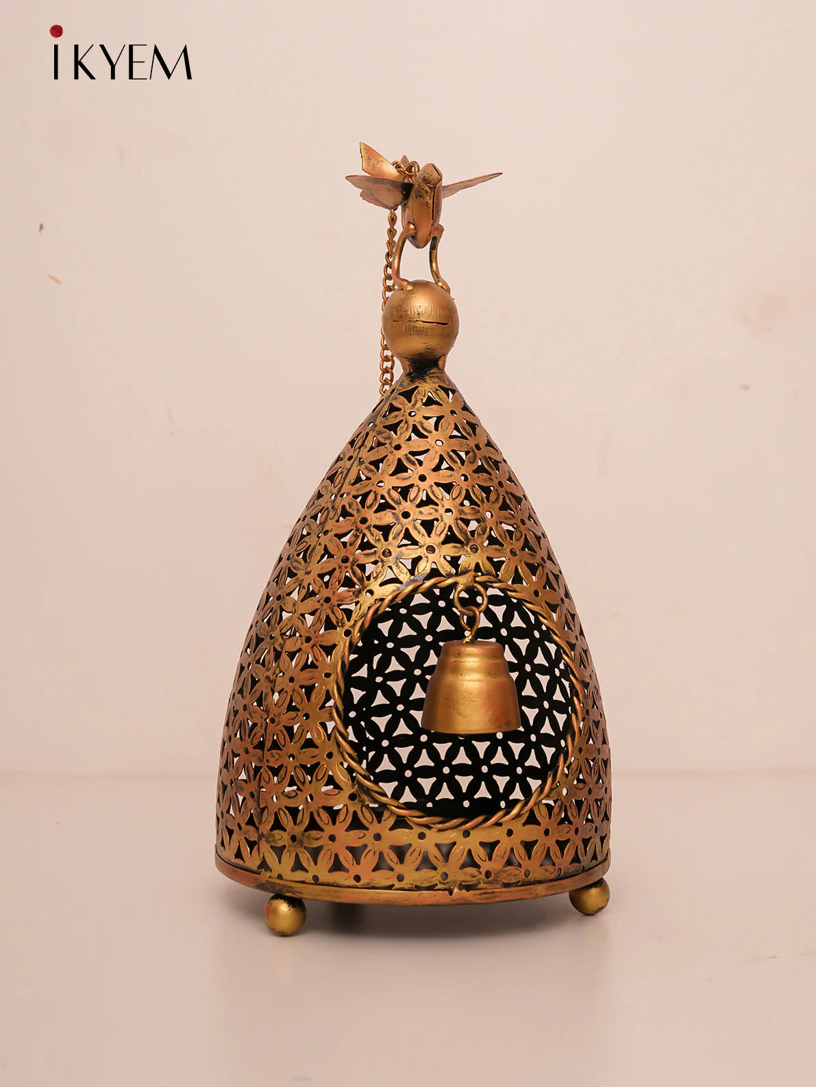 Brass Hanging Jalli Lamp