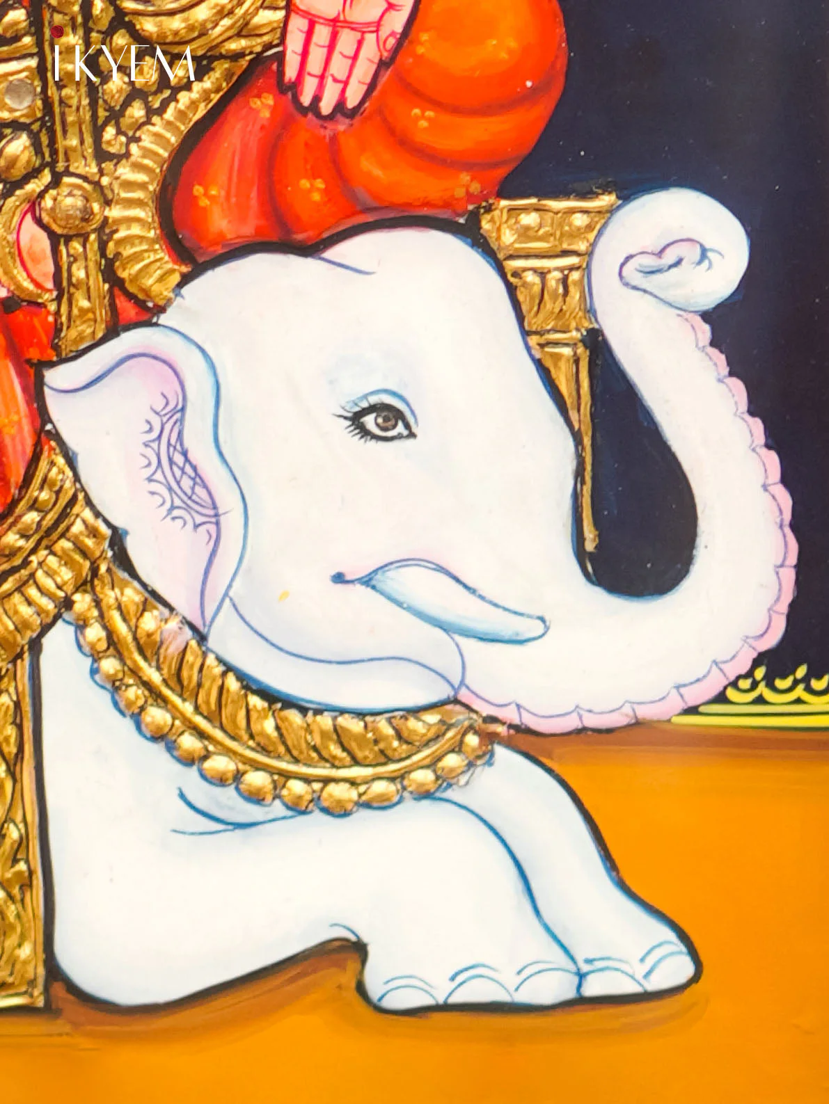Goddess Lakshmi Tanjore Painting - Image 5