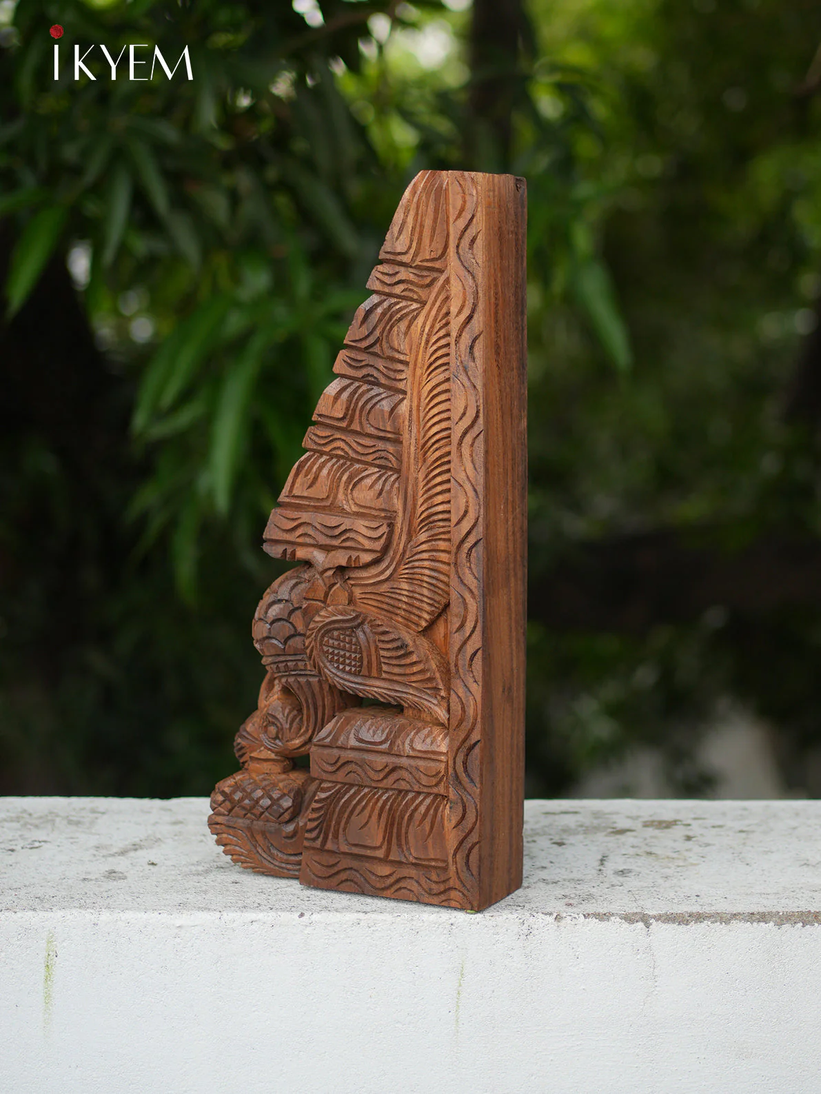 Hand Carved  Wooden Peacock Bracket (pair) - Image 4
