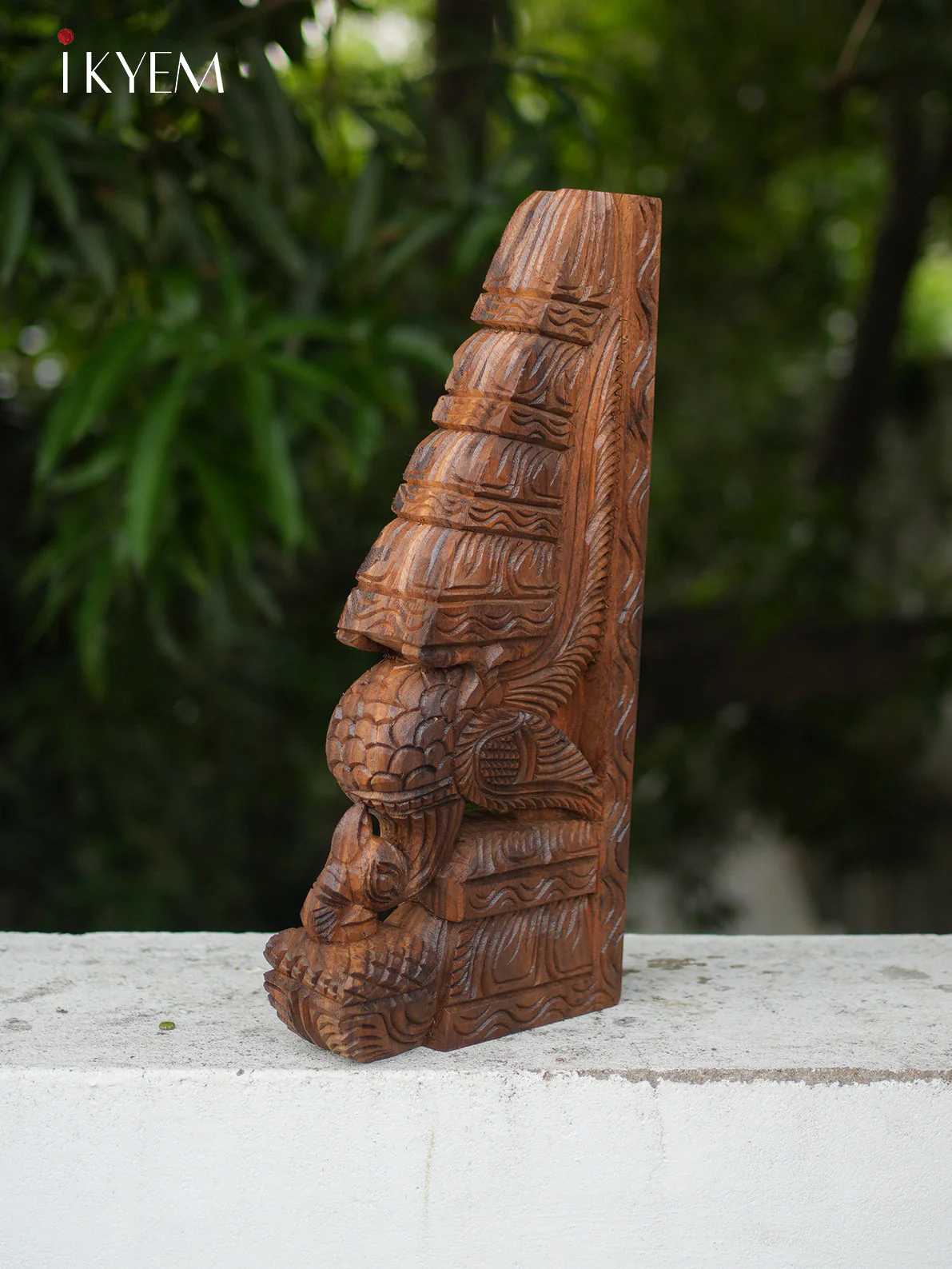Hand Carved  Wooden Peacock Bracket (pair) - Image 5
